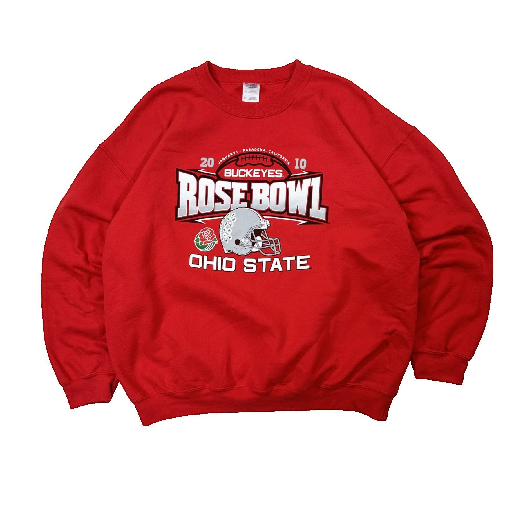 Vintage Vintage 2010 Ohio State Buckeyes Rose Bowl Graphic Sweater Size US XL / EU 56 / 4 - 1 Thumbnail