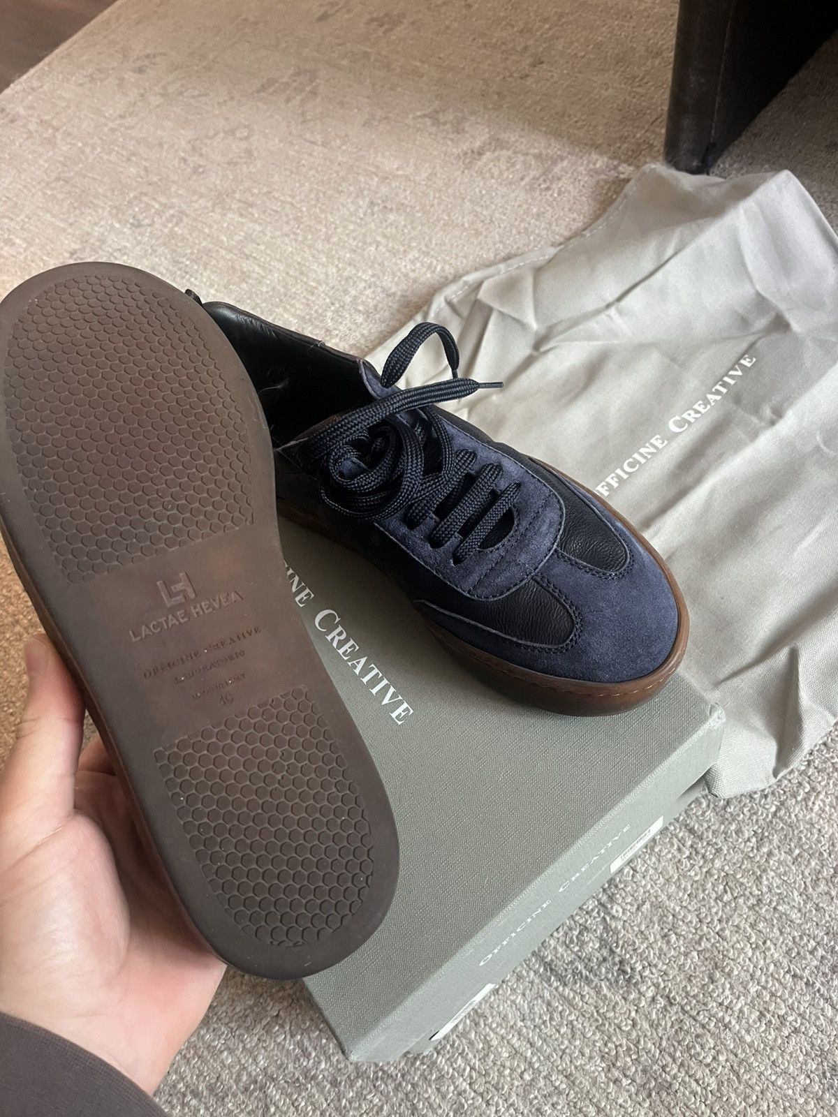 Officine Creative Officine Creative leather/suede sneakers, gum soles Size US 7.5 / EU 40-41 - 5 Thumbnail