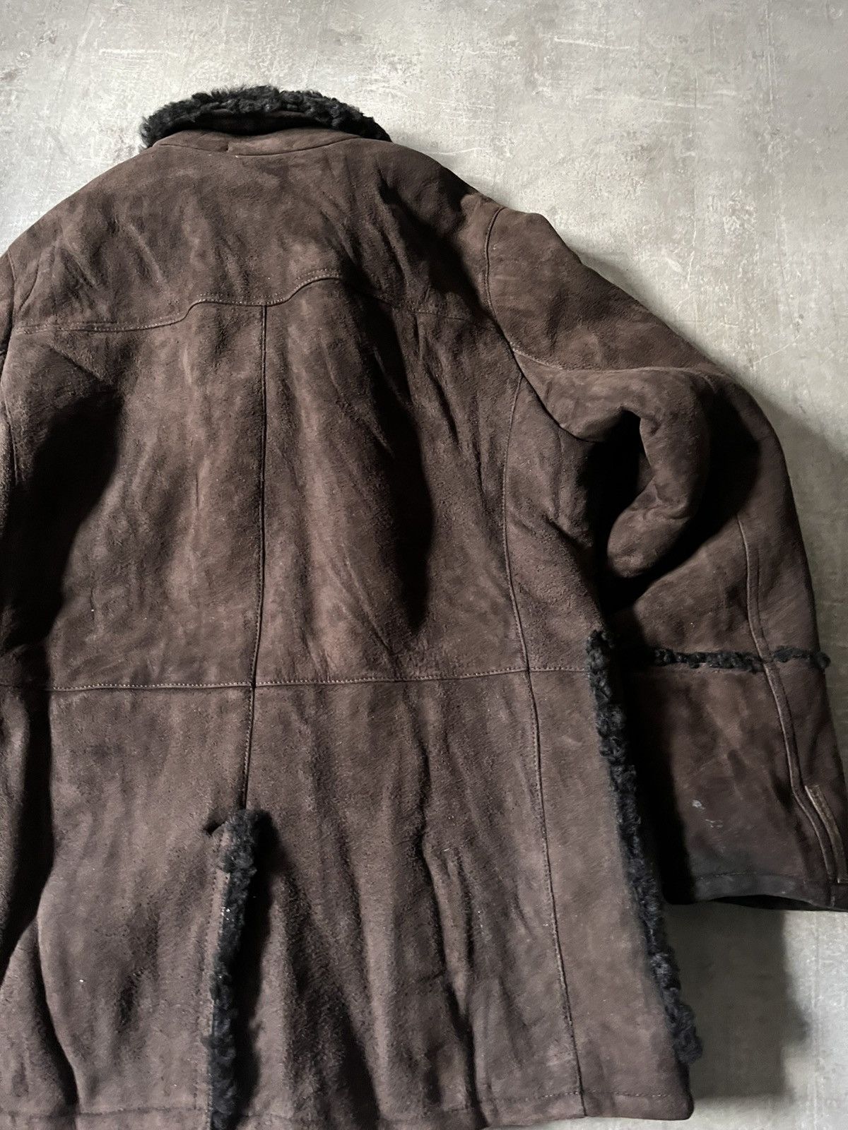 Prada Prada sheep skin shearling brown leather coat Size US L / EU 52-54 / 3 - 13 Thumbnail