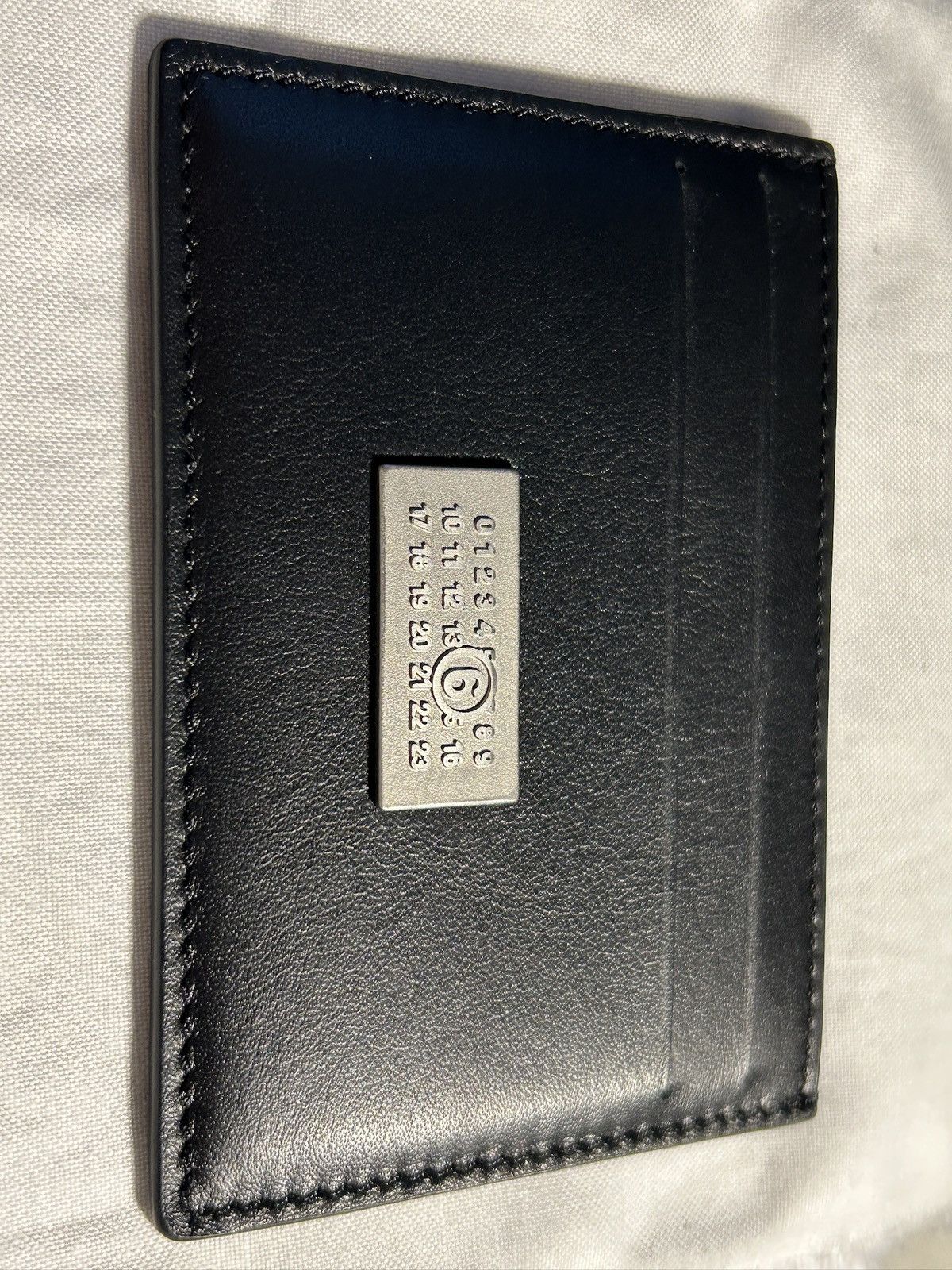 MM6 MM6 Black Leather Cardholder Size ONE SIZE - 2 Thumbnail