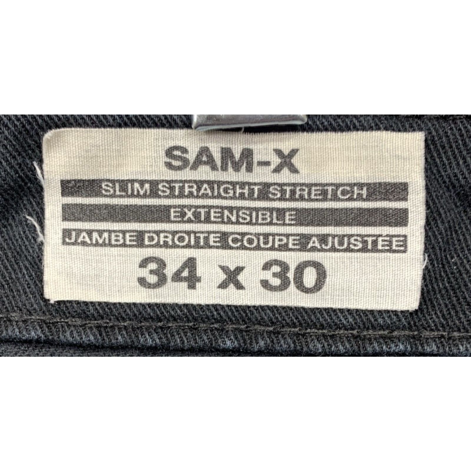 Buffalo David Bitton Buffalo David Bitton Jeans Men Slim Straight Stretch Black 5-Pocket Sz 35/28.5 Denim Skinny? Size US 35 - 7 Thumbnail
