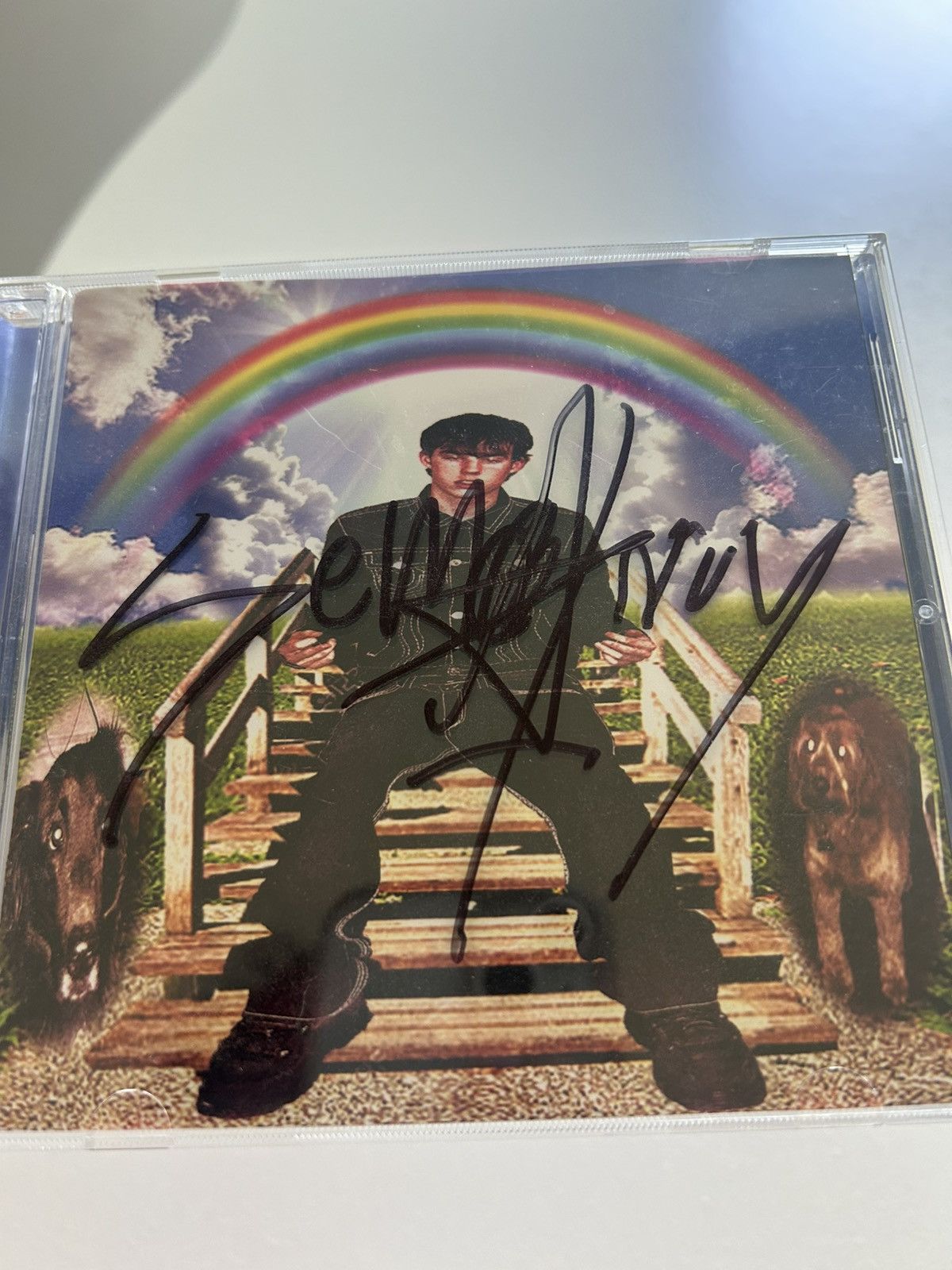 Drain Gang × Haunted Mound SIGNED SEMETARY RAINBOW BRIDGE 1 CD OG 1 of 200 COPY Size ONE SIZE - 11 Thumbnail