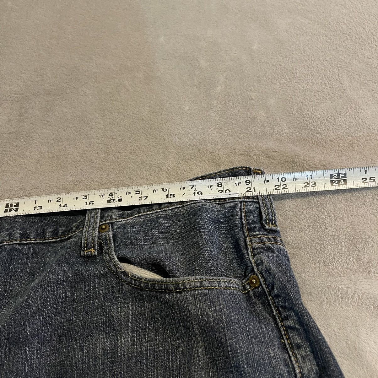 Levi's Vintage Levis 569 Straight Leg Jeans Mens 42x30 Blue Y2K Size US 42 / EU 58 - 7 Thumbnail