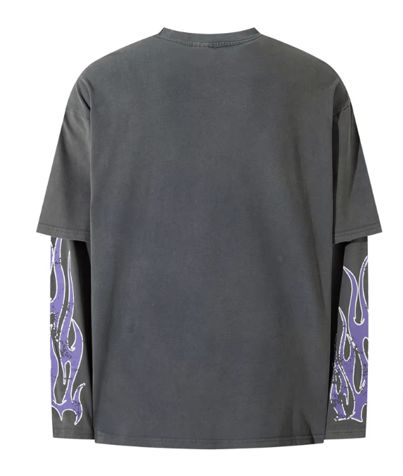 Japanese Brand × Vintage "Purple 88-L" Two Pieces T-shirt Size US L / EU 52-54 / 3 - 2 Thumbnail