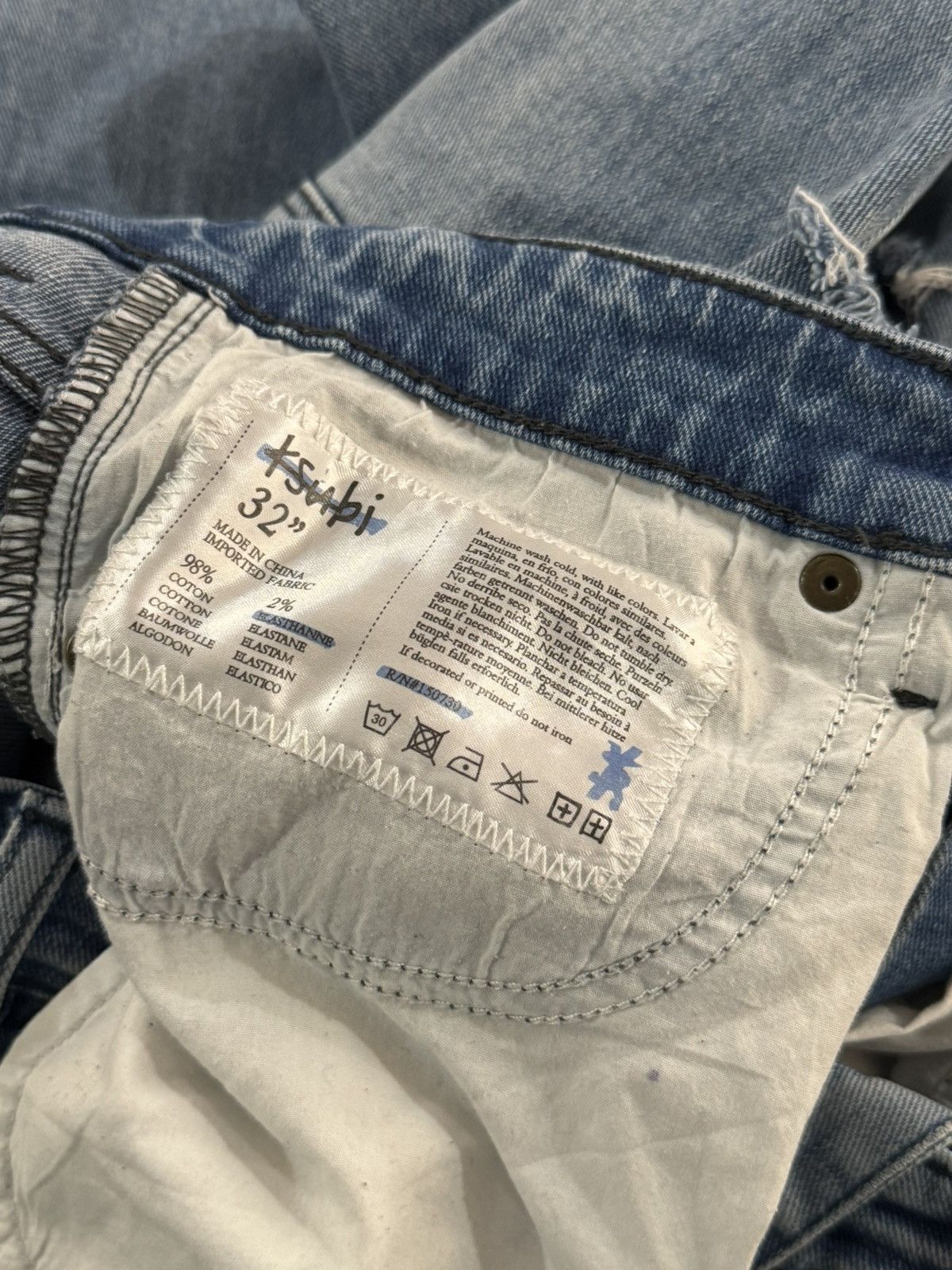 Ksubi Ksubi Distressed Denim Jeans Size US 32 / EU 48 - 12 Thumbnail