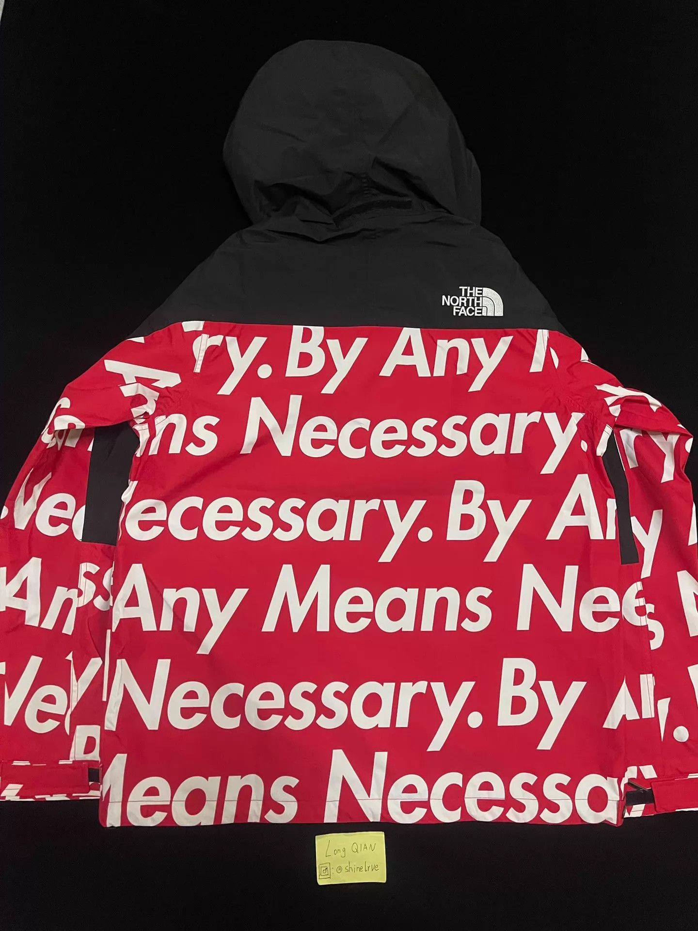 Supreme Supreme TNF By Any Means Necessary Red Shell Jacket New Rare Size US M / EU 48-50 / 2 - 7 Thumbnail