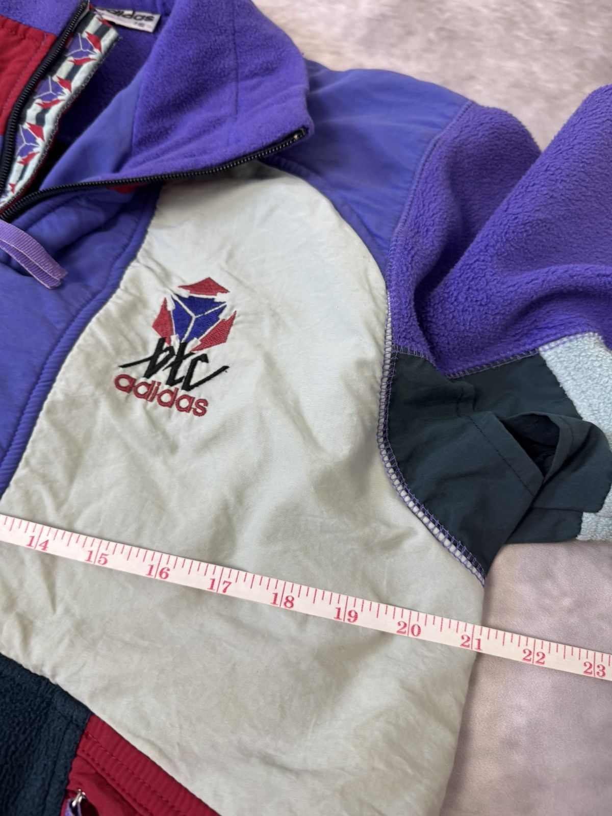 Adidas Vintage adidas Fleece Jacket – Polartec – Size M Size US M / EU 48-50 / 2 - 11 Thumbnail