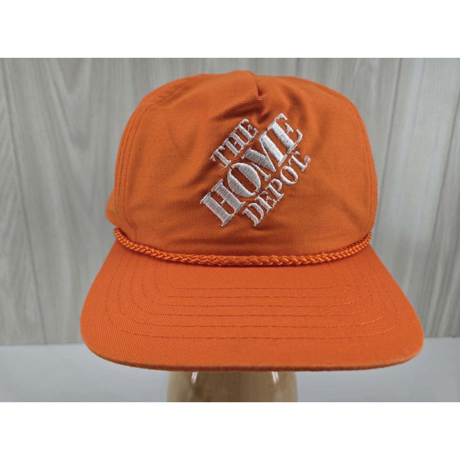 Vintage VINTAGE Home Depot Hat Cap Snap Back Orange Rope 90s Mens #2 Size ONE SIZE - 2 Thumbnail