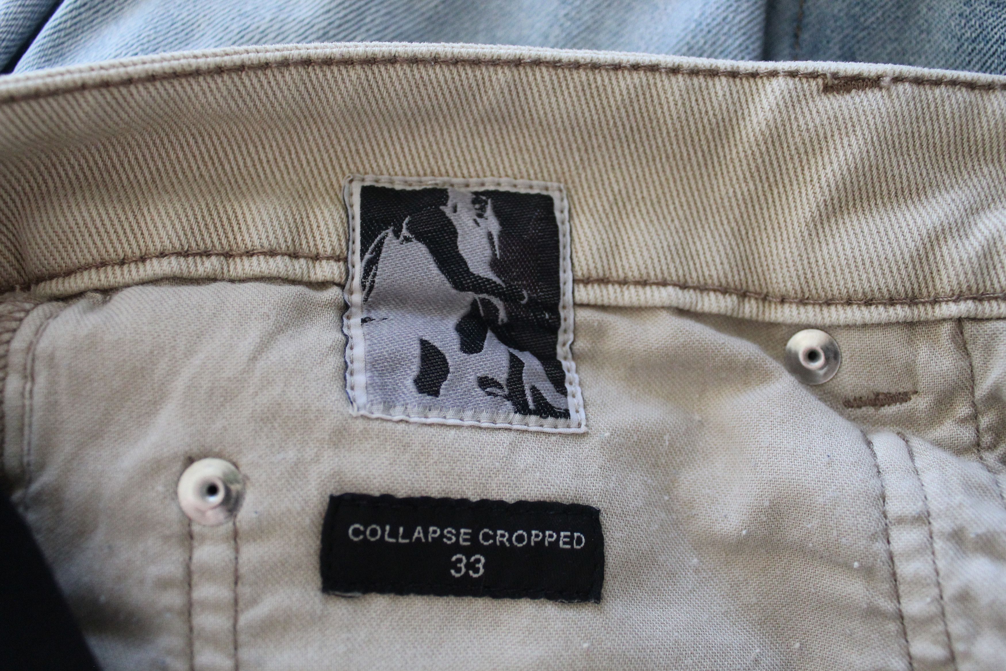 Rick Owens Drkshdw Rick Owens Drkshdw Collapse Cropped Pants Size US 34 / EU 50 - 3 Thumbnail