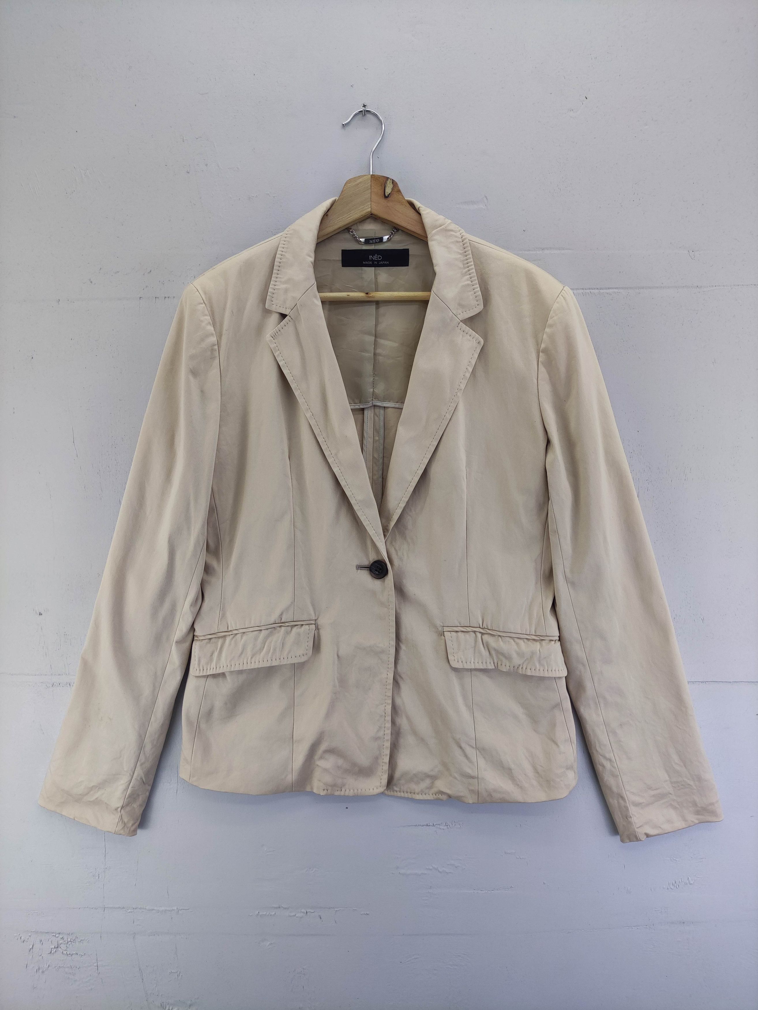 Yohji Yamamoto Vintage Ined By Yohji Yamamoto Coat Blazer Jacket Size S / US 4 / IT 40 - 1 Thumbnail