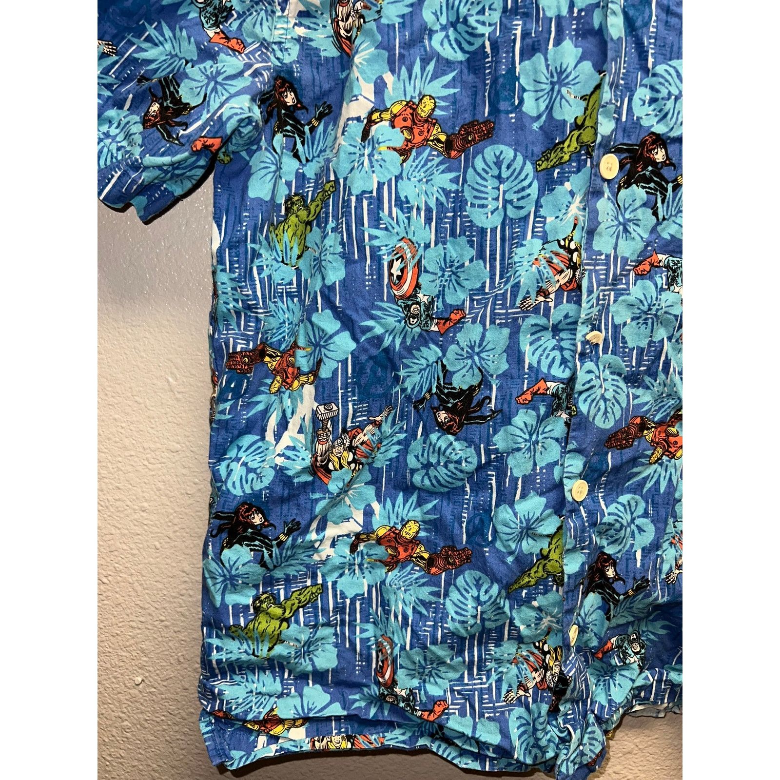 Marvel Comics Marvel Superhero Button Up Shirt Iron Man Super Hero Tee S Size US S / EU 44-46 / 1 - 4 Thumbnail