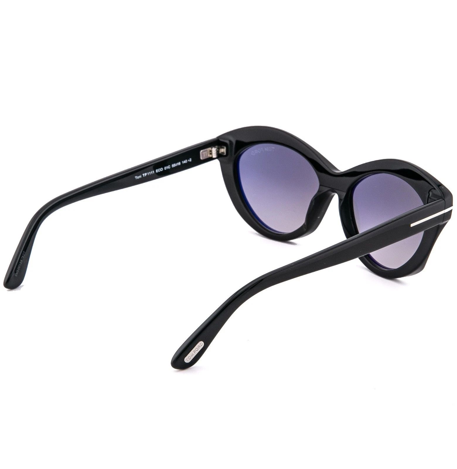 Tom Ford TOM FORD TONI FT1111 01C Shiny Modern Sunglass 1111 TF1111 Size ONE SIZE - 8 Thumbnail