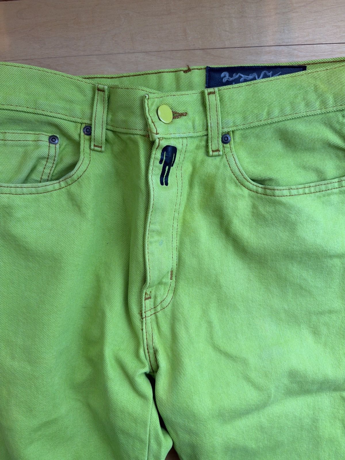 Other Meet The Guys Green Jeans Size US 32 / EU 48 - 7 Thumbnail