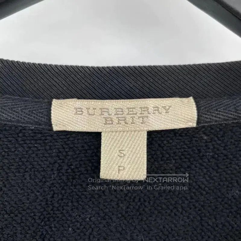 Burberry Burberry Navy Cotton Long Sleeve Sweatshirt. Size S / US 4 / IT 40 - 3 Thumbnail