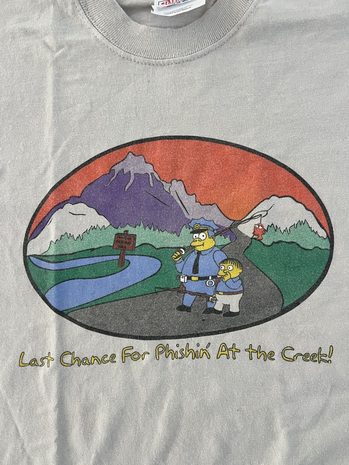The Simpsons Phish Simpsons Rare 2004 Vintage Last Chance Phishin Creek Size US S / EU 44-46 / 1 - 3 Thumbnail