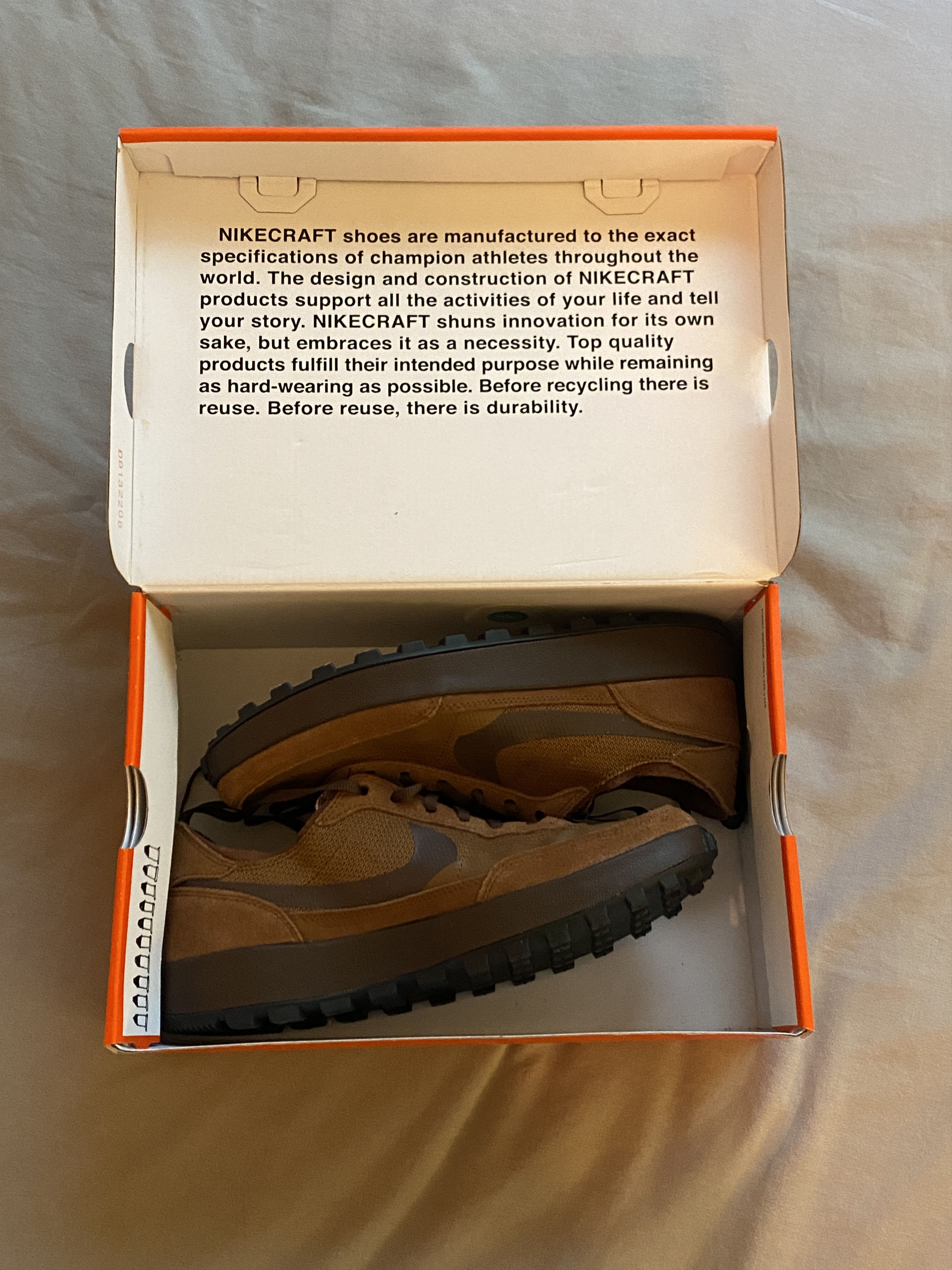 Nike Tom Sachs General Purpose Shoe Pecan/Dark field brown Size US 11 / EU 44 - 2 Thumbnail