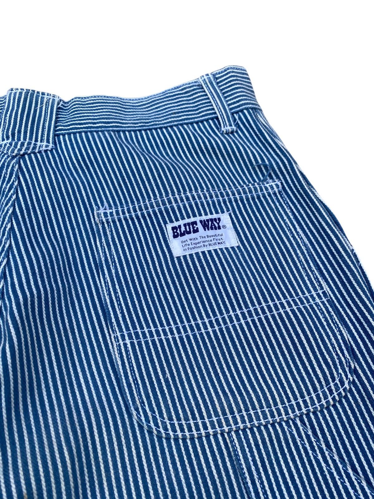 Japanese Brand Vintage Blue Way Carpenter Hickory Pant Size US 30 / EU 46 - 9 Thumbnail