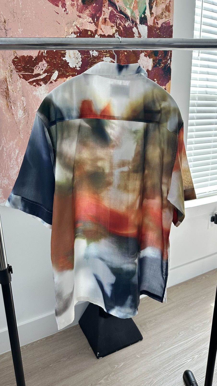 TAAKK Spread Collar Camp Shirt Mystic Dye Size US XL / EU 56 / 4 - 2 Thumbnail