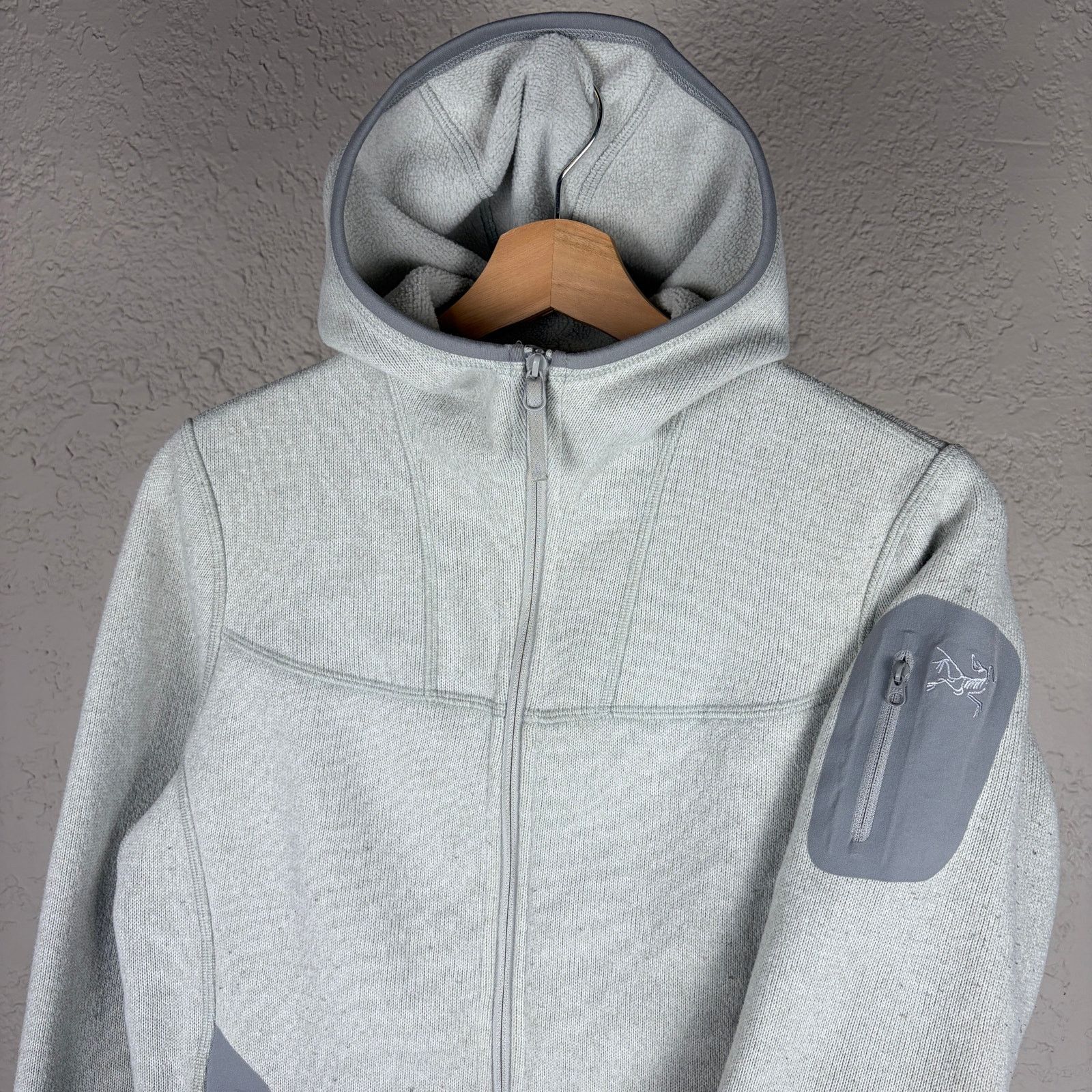 Arc'teryx Arc’ Teryx Knit Sport Hiking Womens Medium Zip Up Hoodie Size M / US 6-8 / IT 42-44 - 2 Thumbnail