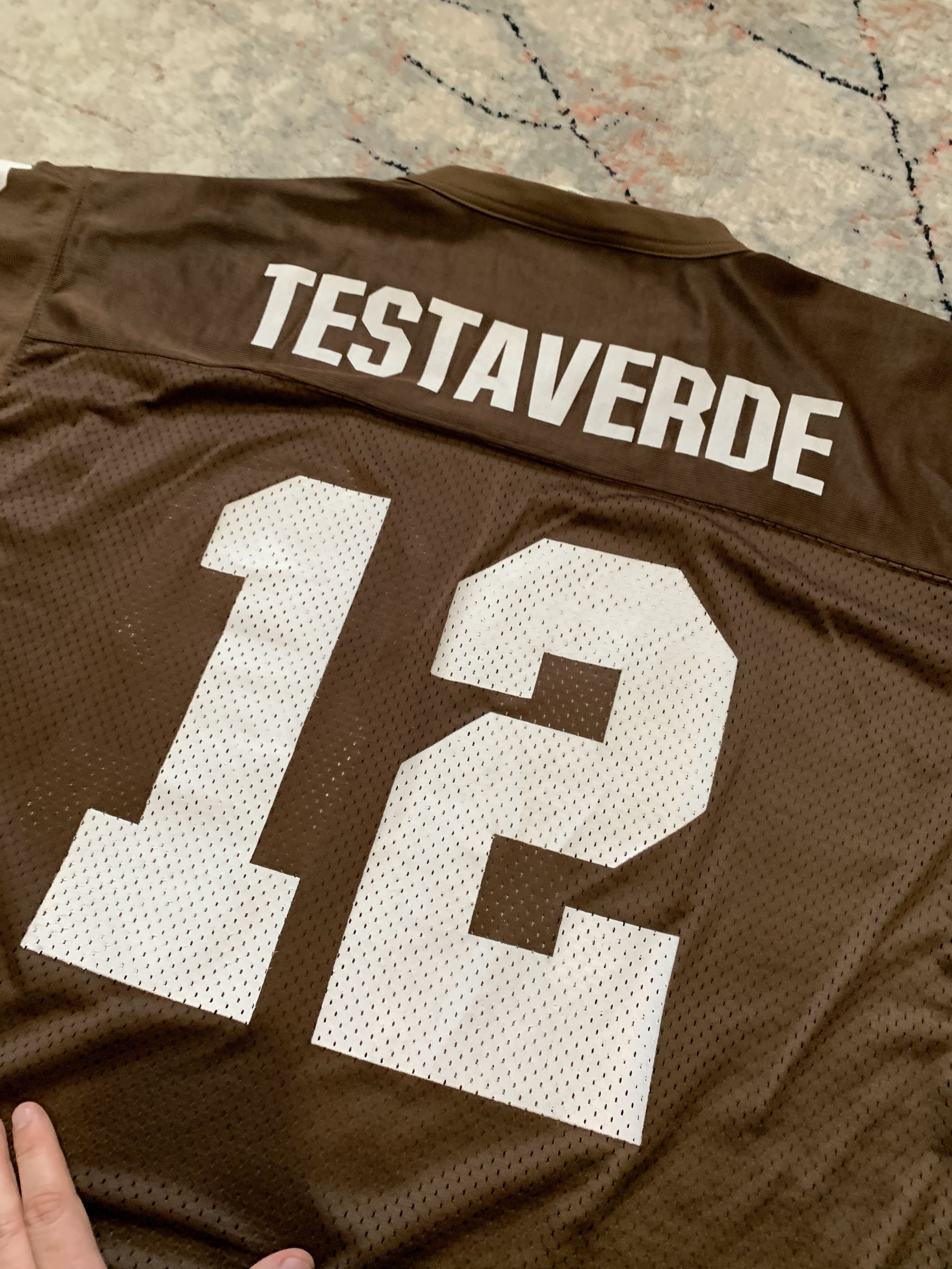 NHL × Starter × Vintage Vintage NFL Vinny Testaverde 12 Cleveland Browns 1995 Jersey Size US XL / EU 56 / 4 - 9 Thumbnail