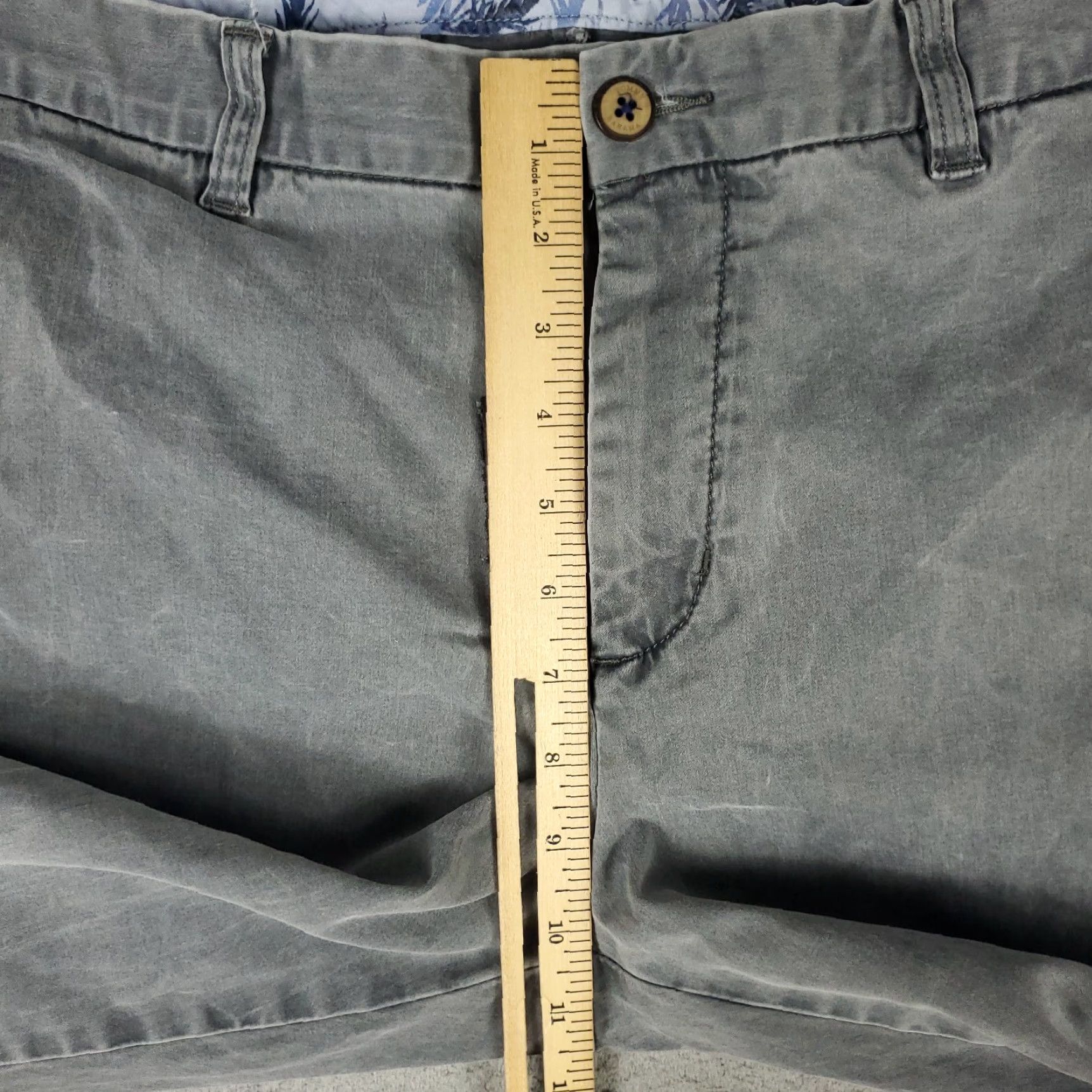 Tommy Bahama Tommy Bahama Chino Pants Mens 36x32 Gray Stretch 5 Pocket Casual Trousers Size US 36 / EU 52 - 4 Thumbnail