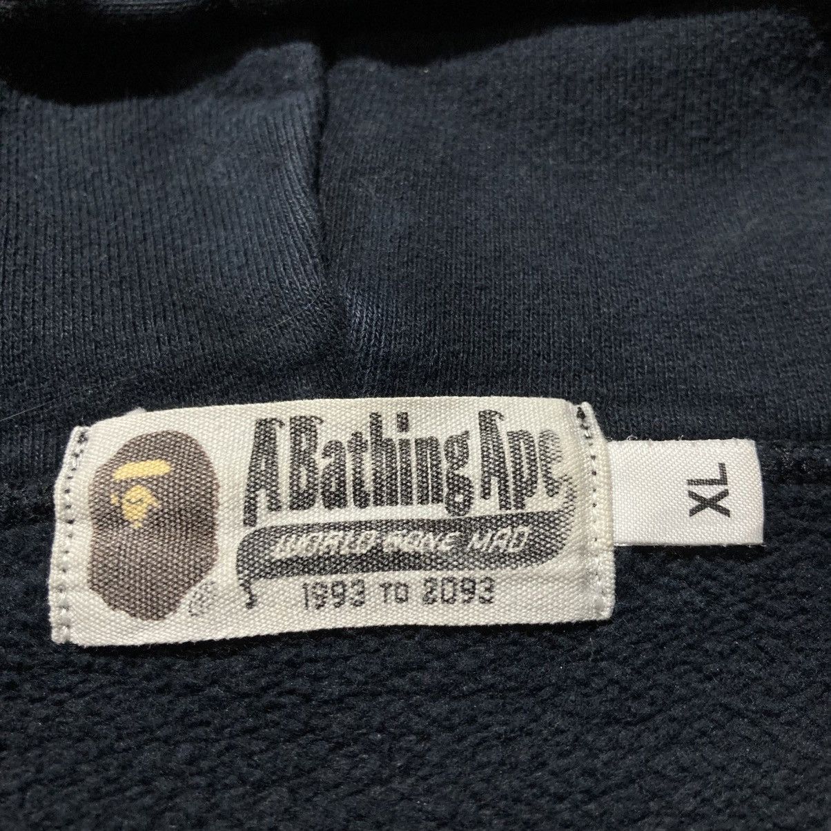Bape OG Bape A Bathing Ape College Big Logo Hoodie Black Size US XL / EU 56 / 4 - 12 Thumbnail