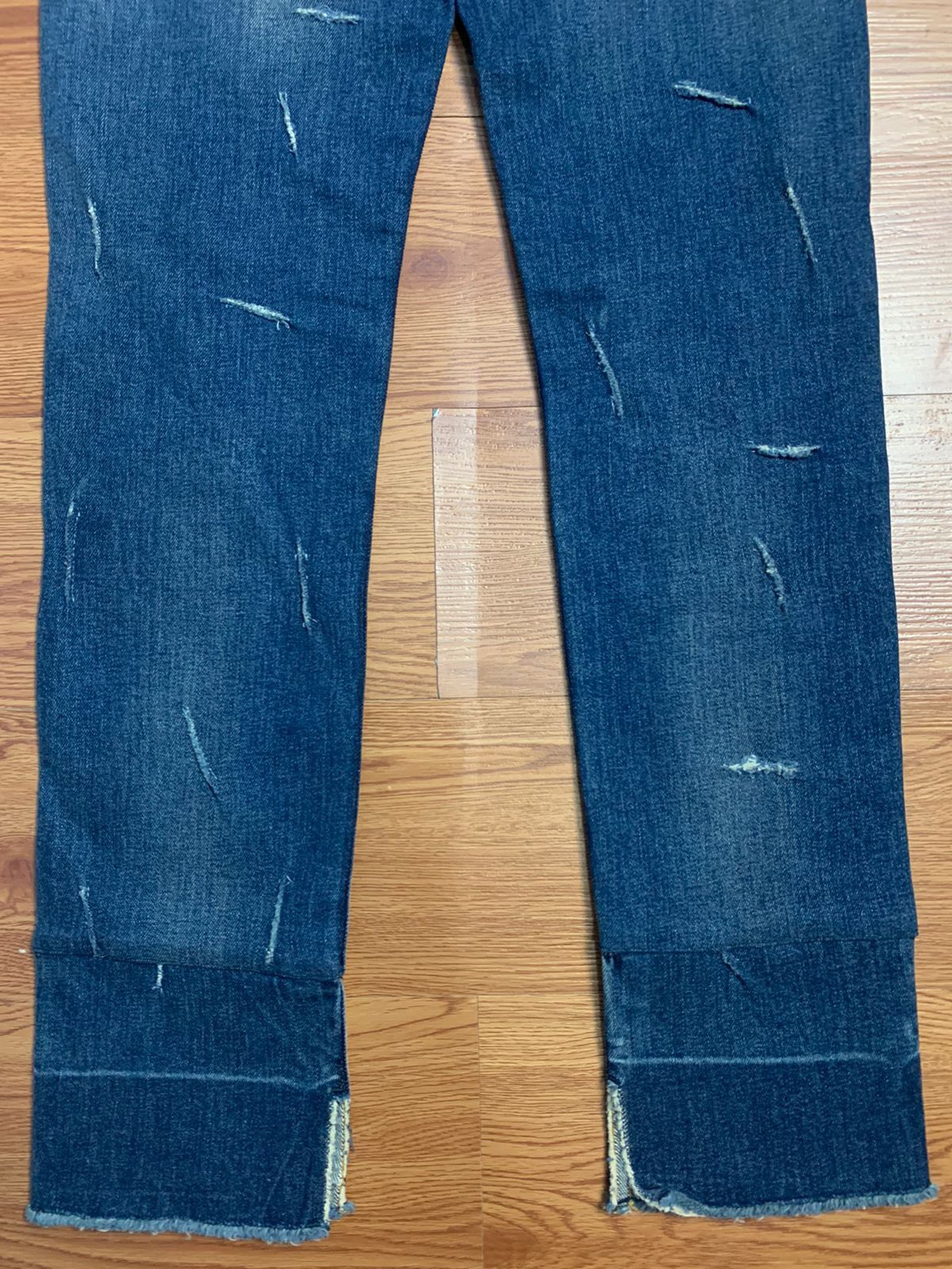 Maison Margiela Maison Margiela Cut Out Washed Denim Size US 30 / EU 46 - 9 Thumbnail