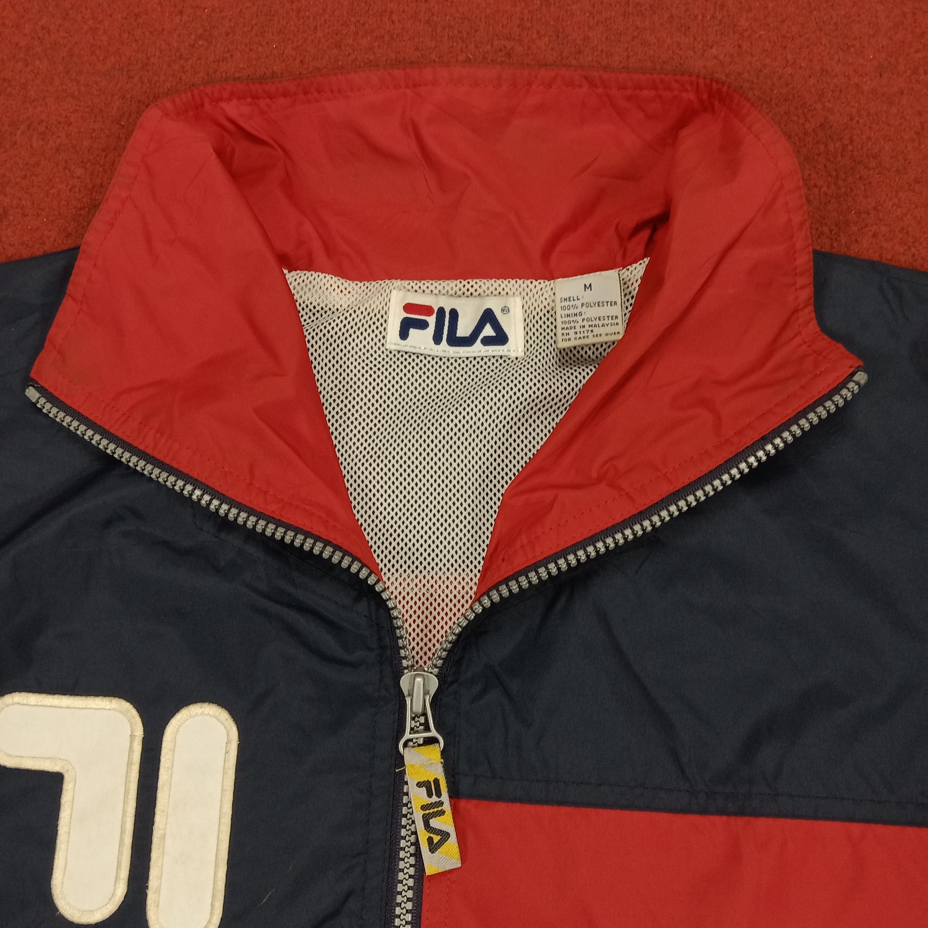 Fila × Vintage Fila Sportswear Style Windbreaker Jacket Size US XL / EU 56 / 4 - 4 Thumbnail
