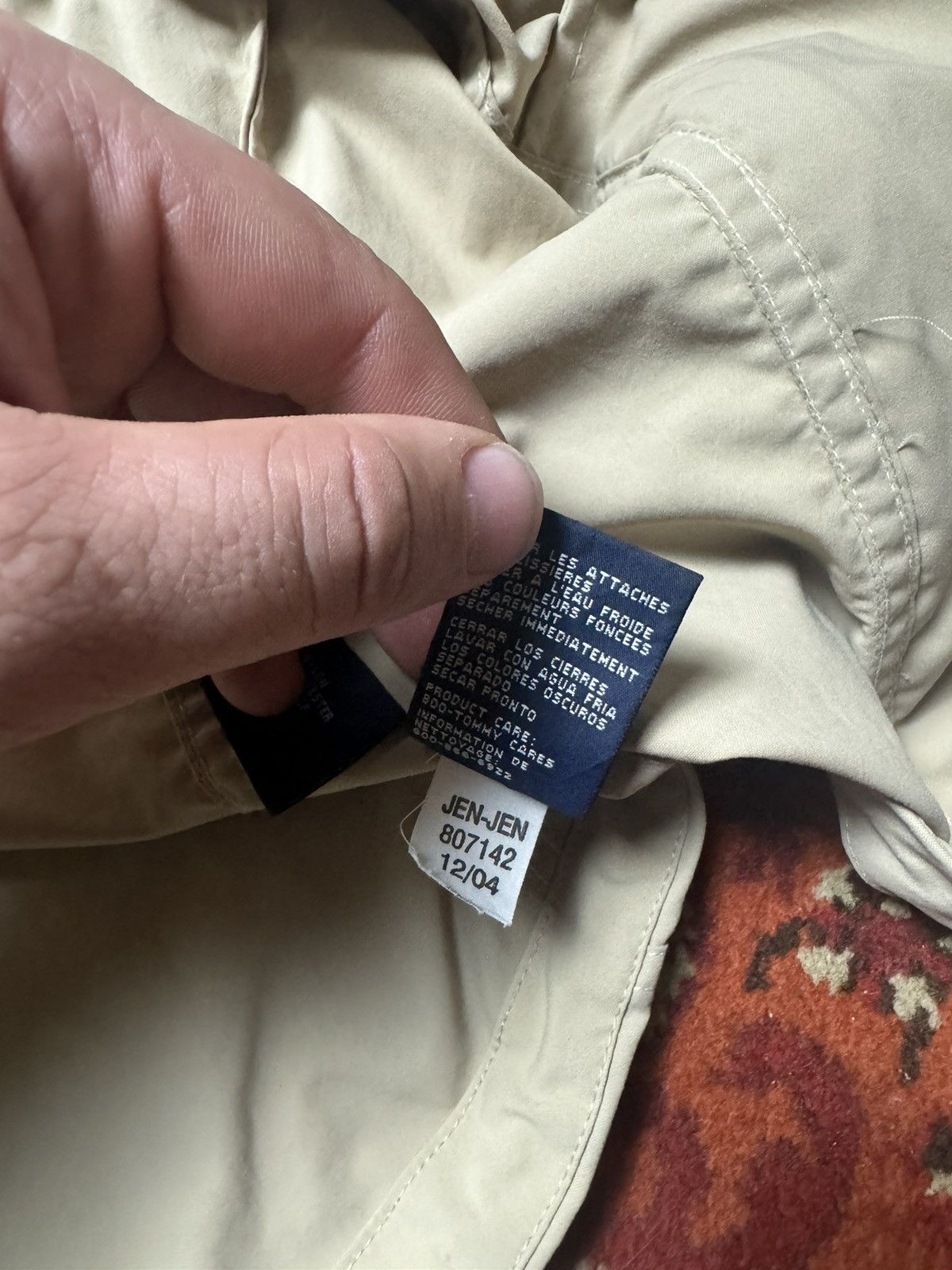 Tommy Hilfiger × Vintage Vintage Y2K Tommy Hilfiger Nylon Waterproof Monsieurk Jacket Size US M / EU 48-50 / 2 - 11 Thumbnail