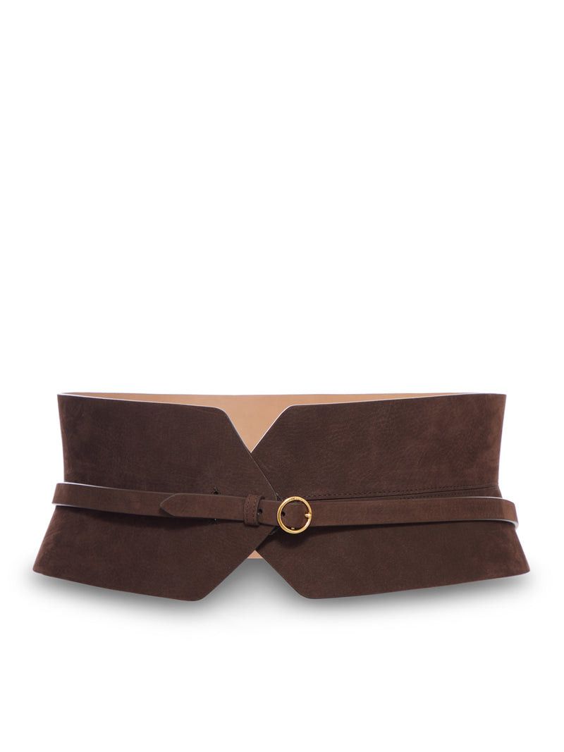 Alaia WIDE PANEL LEATHER BELT Size ONE SIZE - 1 Thumbnail