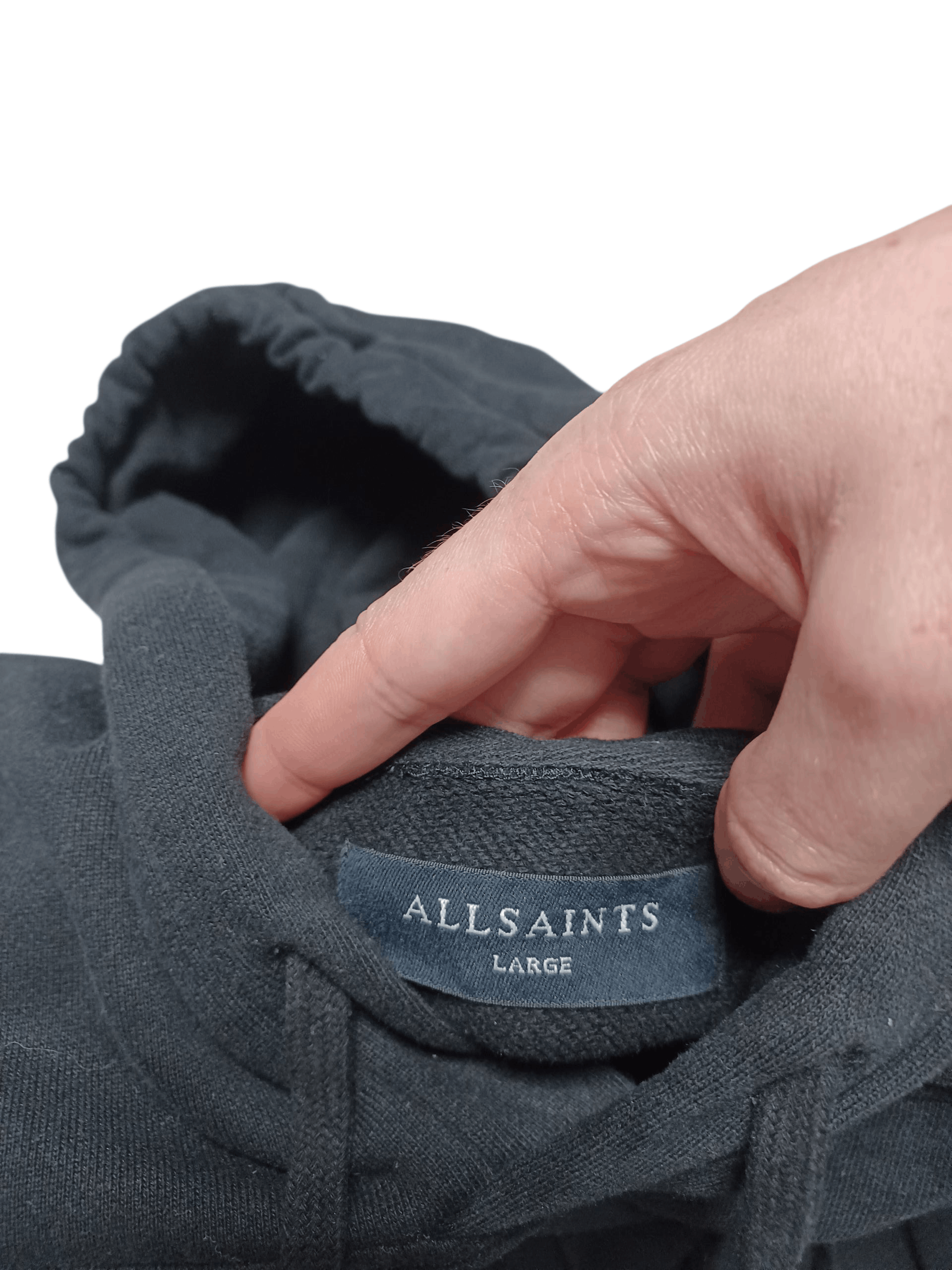 Allsaints ALLSAINTS MINIMALISM LUXURY STREETWEAR HEAVY COTTON HOODIE Size US L / EU 52-54 / 3 - 4 Thumbnail