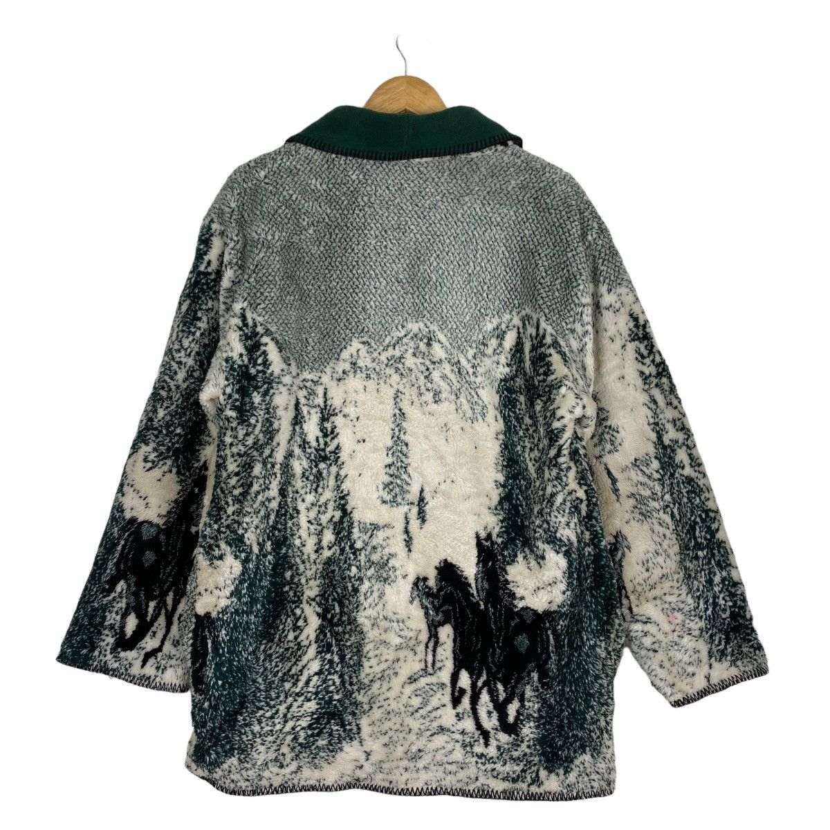 Japanese Brand Andrea Feve By Mazmania Alloverprint Art Winter Jacket Size US M / EU 48-50 / 2 - 10 Thumbnail