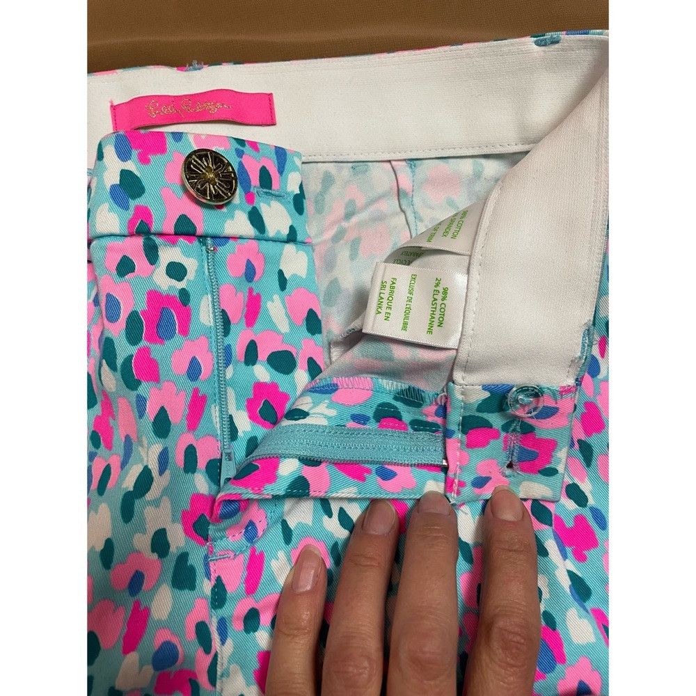 Lilly Pulitzer NWT New $128 Lilly Pulitzer Divia Multi Hottie Dottie Stret Size 24" / US 00 / IT 34 - 8 Thumbnail