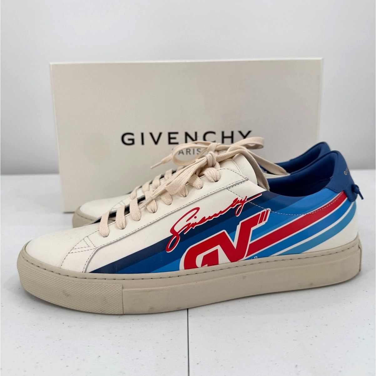 Givenchy Givenchy Motocross Urban Street Blue/Red/White Sneakers Size US 8.5 / EU 41-42 - 5 Thumbnail