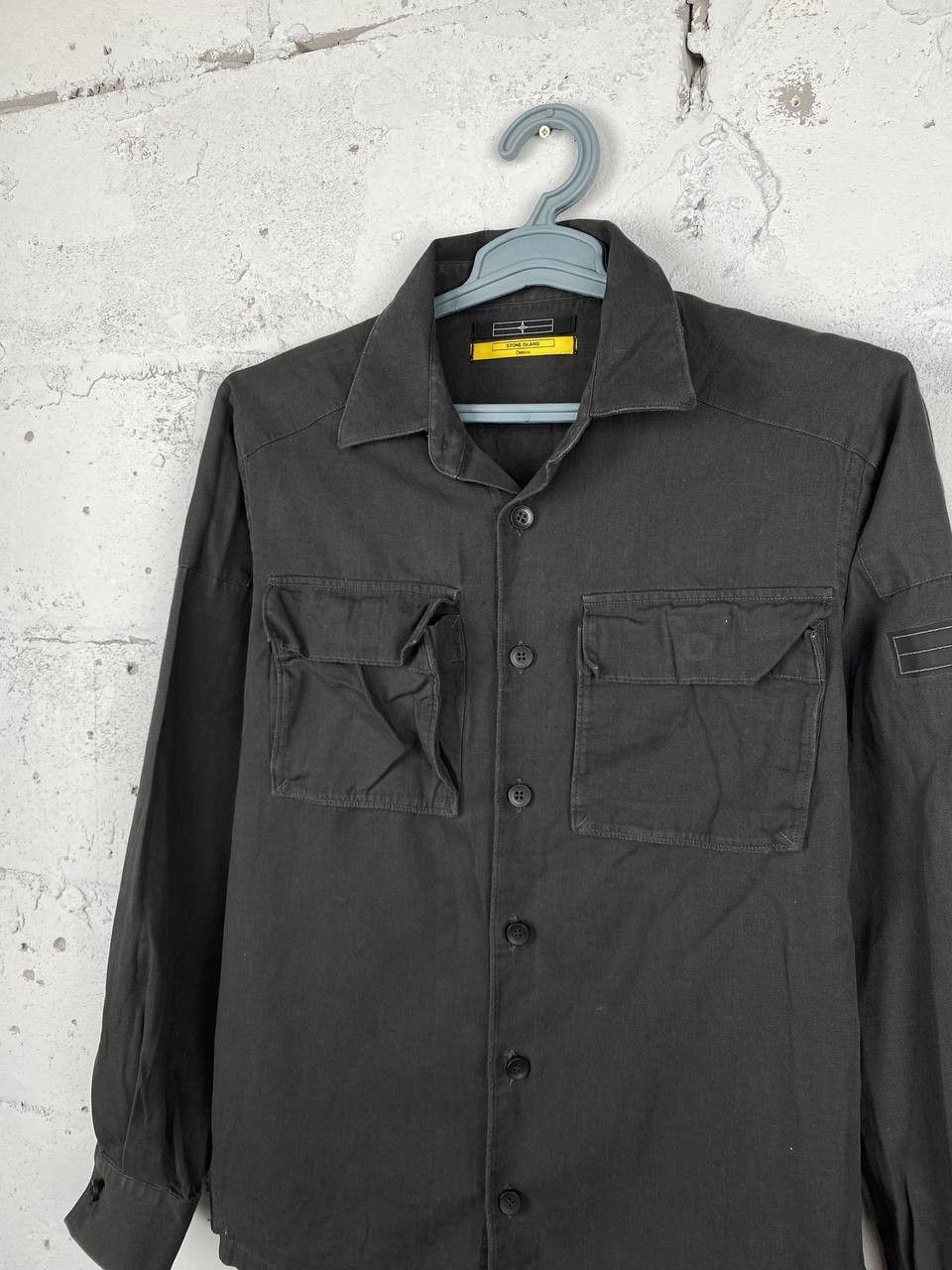 Designer × Stone Island 00s Stone Island Denims Vintage Over Shirt Size US L / EU 52-54 / 3 - 3 Thumbnail