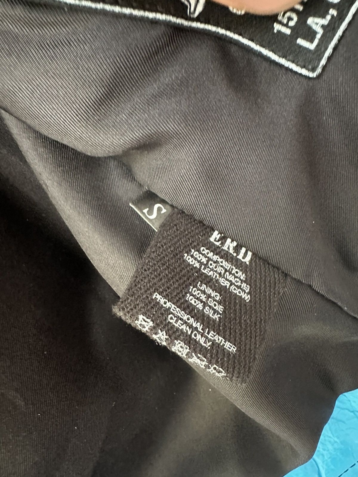 Enfants Riches Deprimes ERD EARLY COLLECTION CRACKED TURQUOISE LEATHER JACKET S M Size US S / EU 44-46 / 1 - 8 Thumbnail
