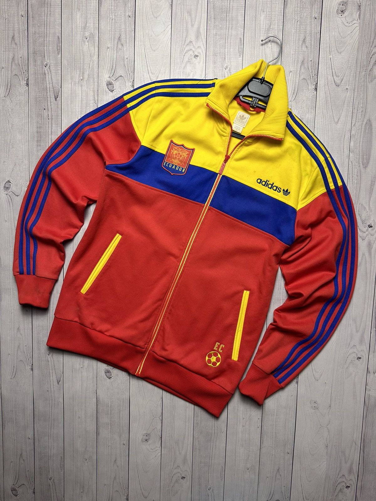 Adidas Soccer Jersey Vintage Vintage adidas Ecuador soccer track jacket size XL rare Grailed