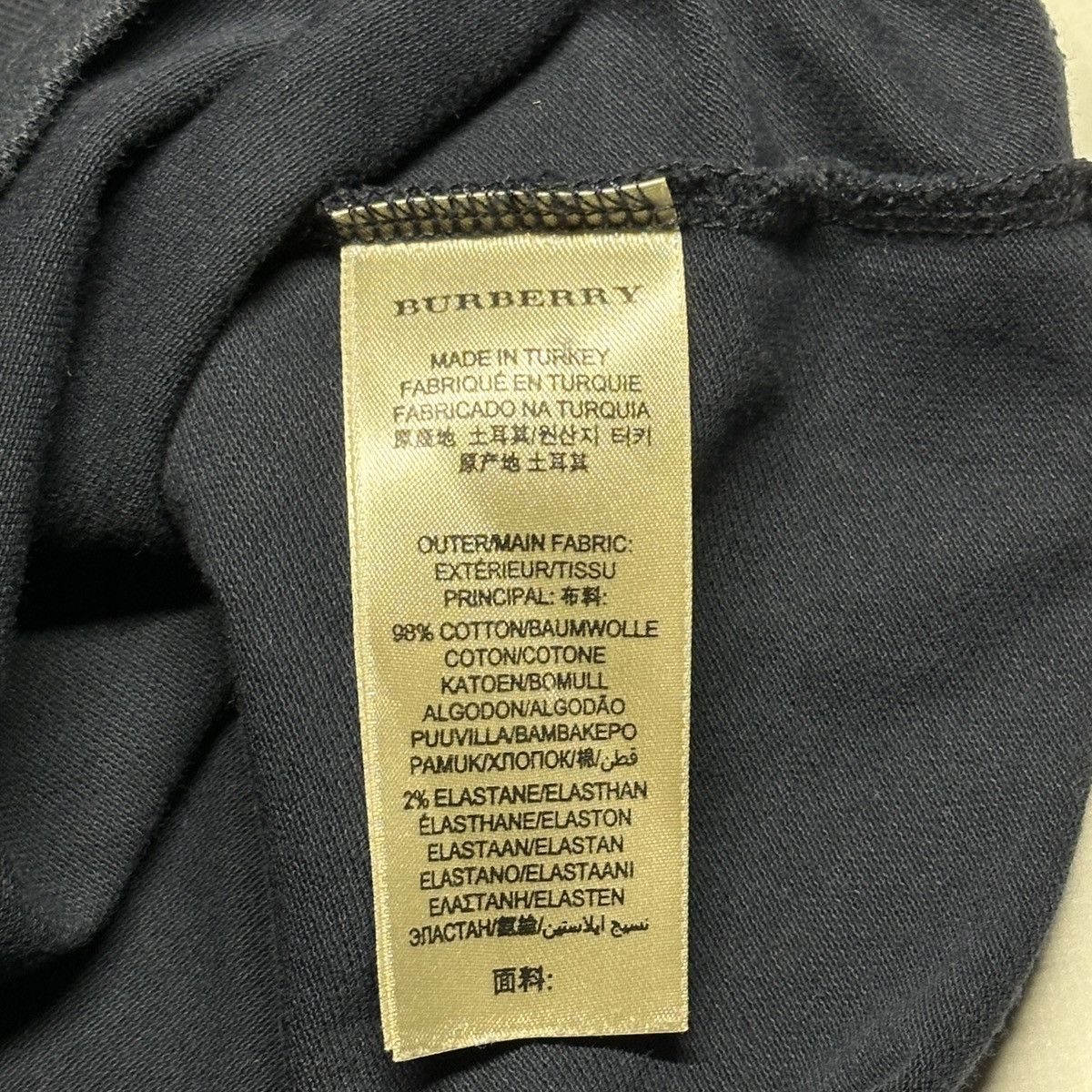 Burberry Burberry Women’s Polo Shirt Navy Blue Short Sleeve Size S Size S / US 4 / IT 40 - 8 Thumbnail