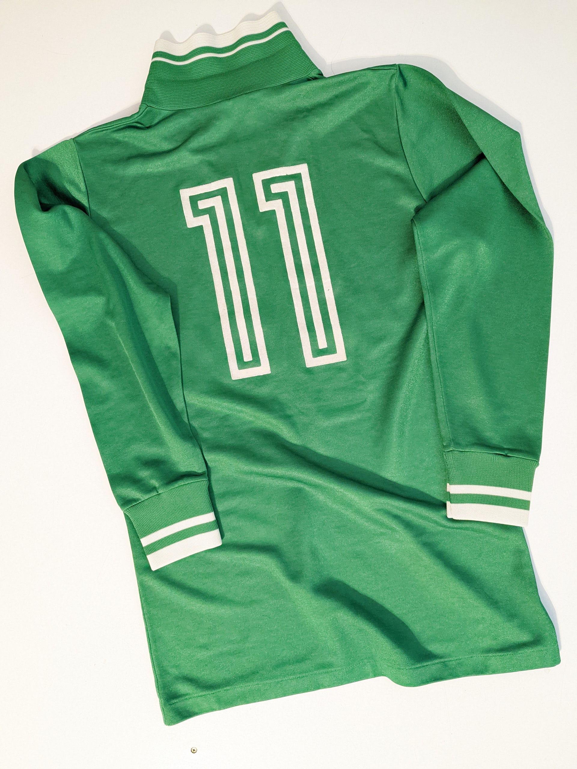 Erima Erima Vintage Football Shirt #11 Green West Germany 80s Size US S / EU 44-46 / 1 - 9 Thumbnail