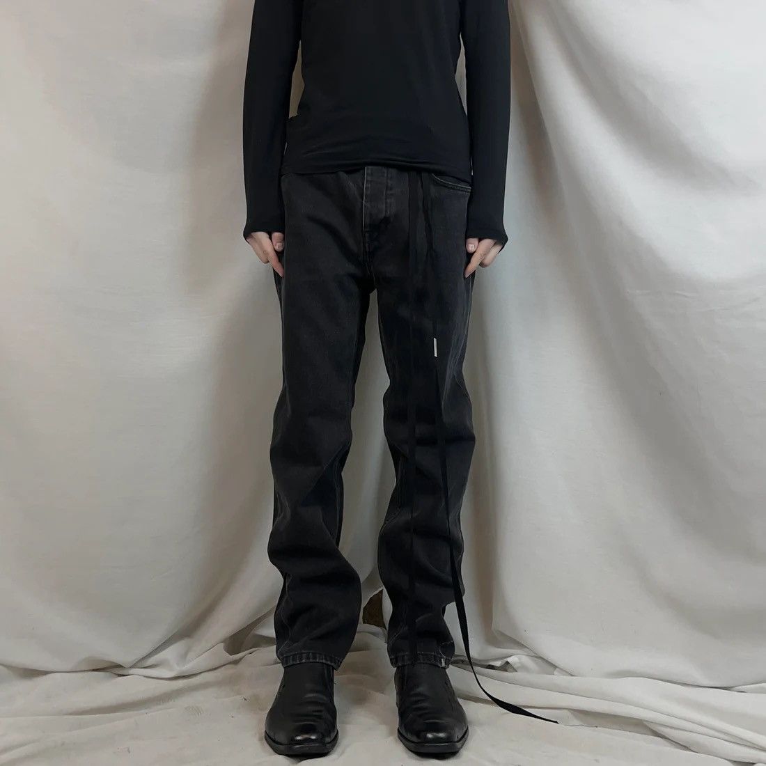 Ann Demeulemeester Ann Demeulemeester Slim Gill Jeans - SS22 Size US 33 - 2 Thumbnail