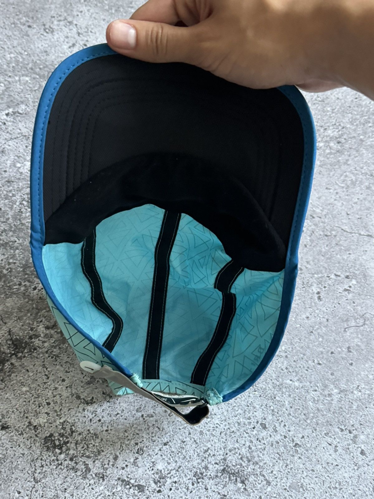 Nike × Vintage Vintage Nike blue 5 panel cap hats Size ONE SIZE - 8 Thumbnail