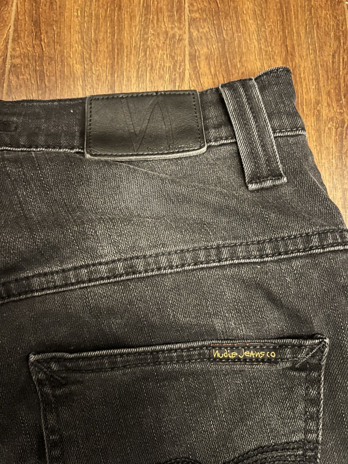 Nudie Jeans NJ1002334 Nudie Thin Finn Black Brutus Jeans Size US 30 / EU 46 - 7 Thumbnail