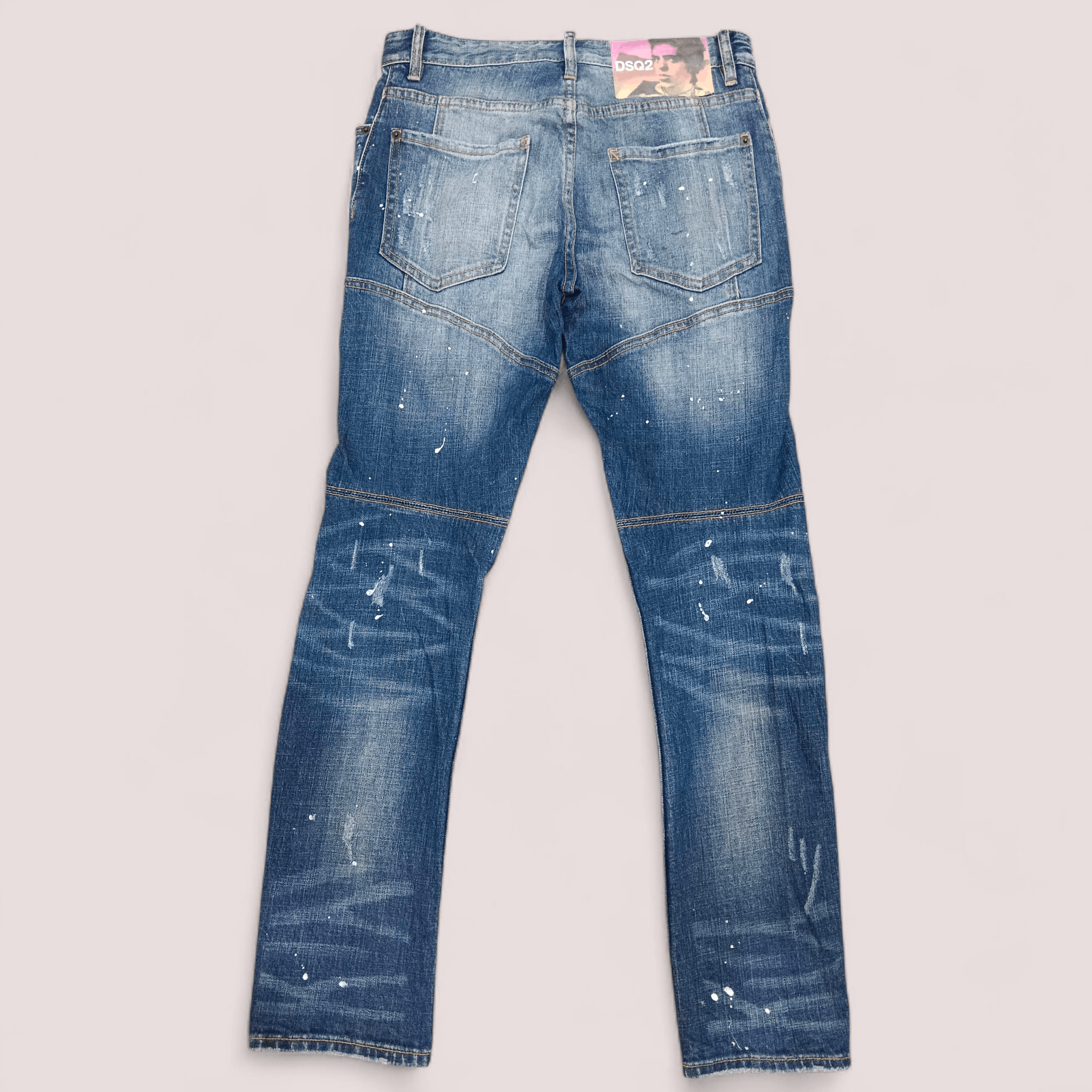 Dsquared2 Rare!!!🇯🇵 Dsquared2 🇯🇵 Distressed Patches Skinny Jeans Size US 30 / EU 46 - 4 Thumbnail