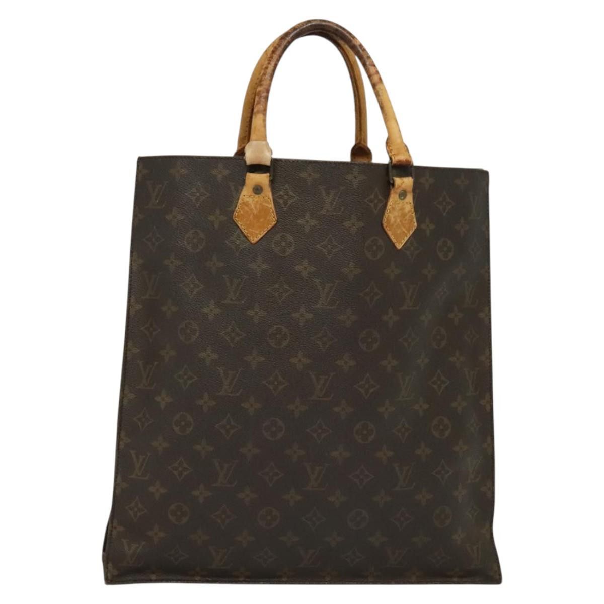 Louis Vuitton LOUIS VUITTON Monogram Sac Plat Hand Bag M51140 Size ONE SIZE - 13 Thumbnail