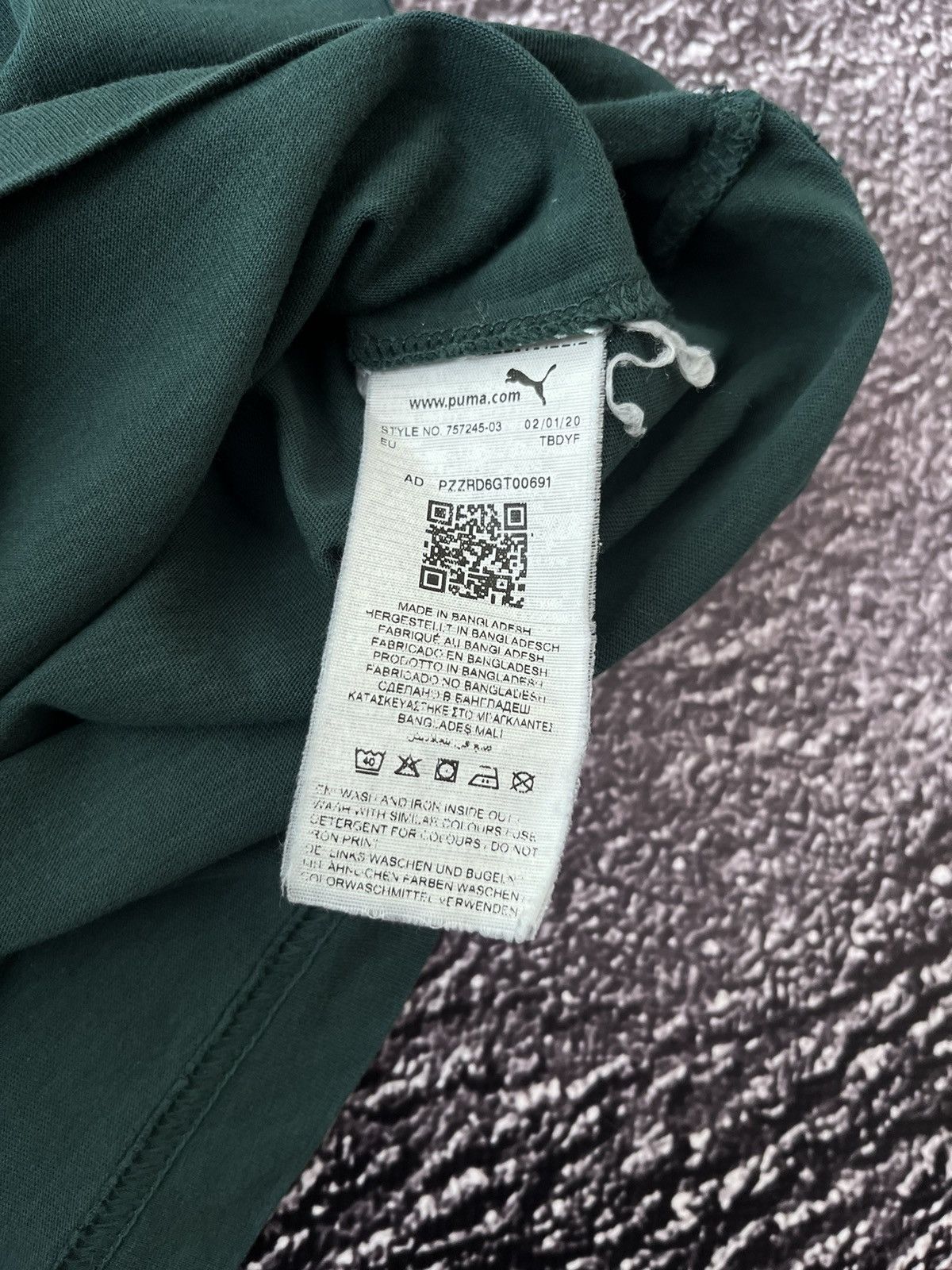 Puma Vintage Puma Italia Green Big Logo Tee t-shirt Size US M / EU 48-50 / 2 - 7 Thumbnail