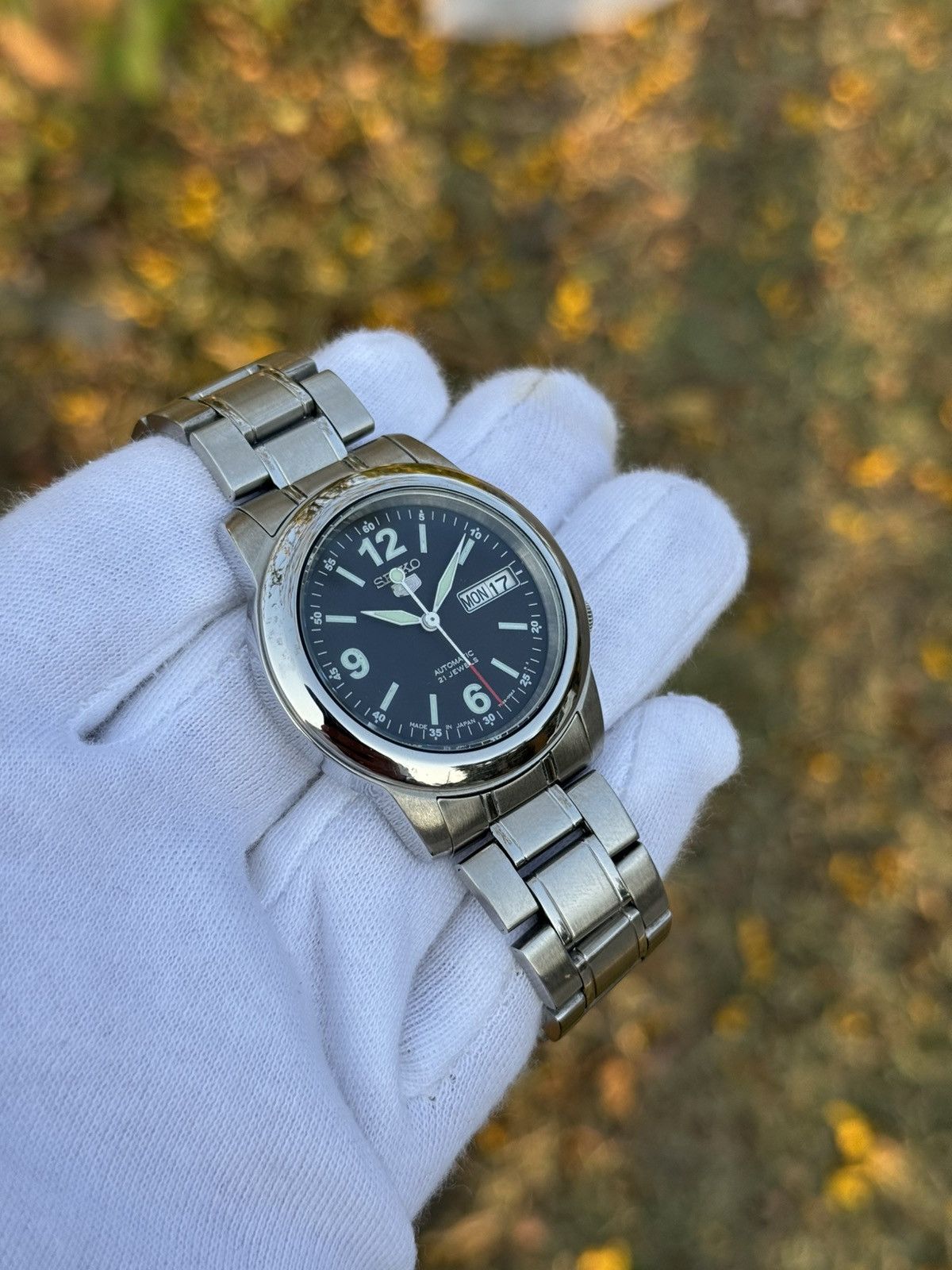 Seiko Vintage jumbo Seiko 5 Automatic 7s26 ,japan Made wrist Watch Size 36 - 3 Thumbnail