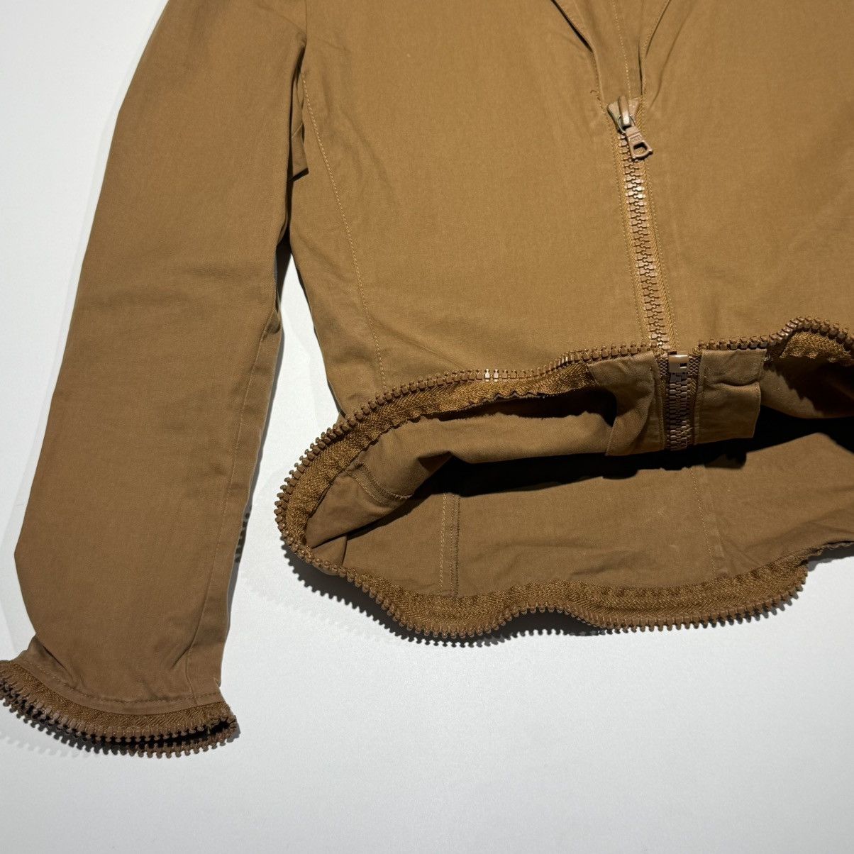 Miu Miu Vintage Miu Miu - Prada era Exposed Zipper Trim Jacket Size M / US 6-8 / IT 42-44 - 11 Thumbnail