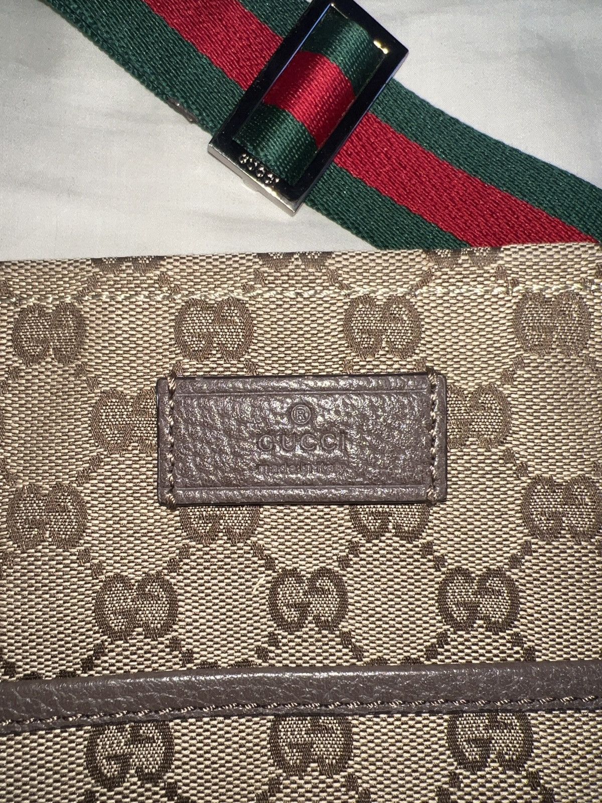 Gucci The Web Monochrome Crossbody Bag - Unisex Size ONE SIZE - 6 Thumbnail