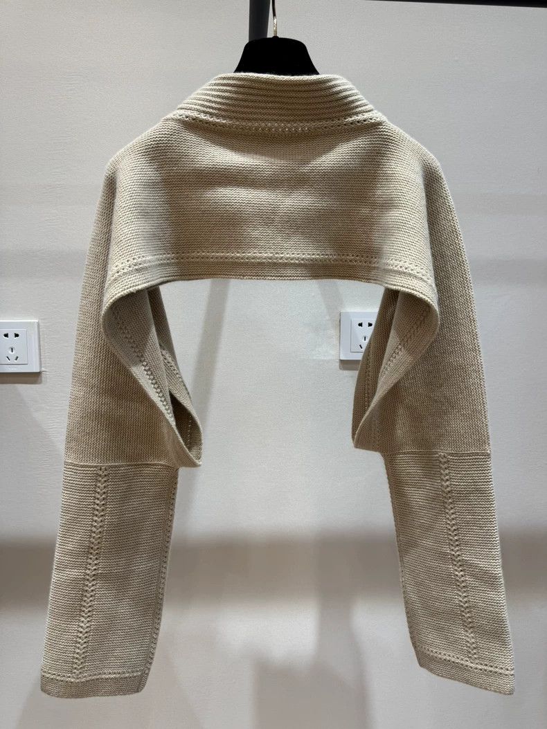 Loewe LOEWE Kakao knit shawl Size S / US 4 / IT 40 - 5 Thumbnail