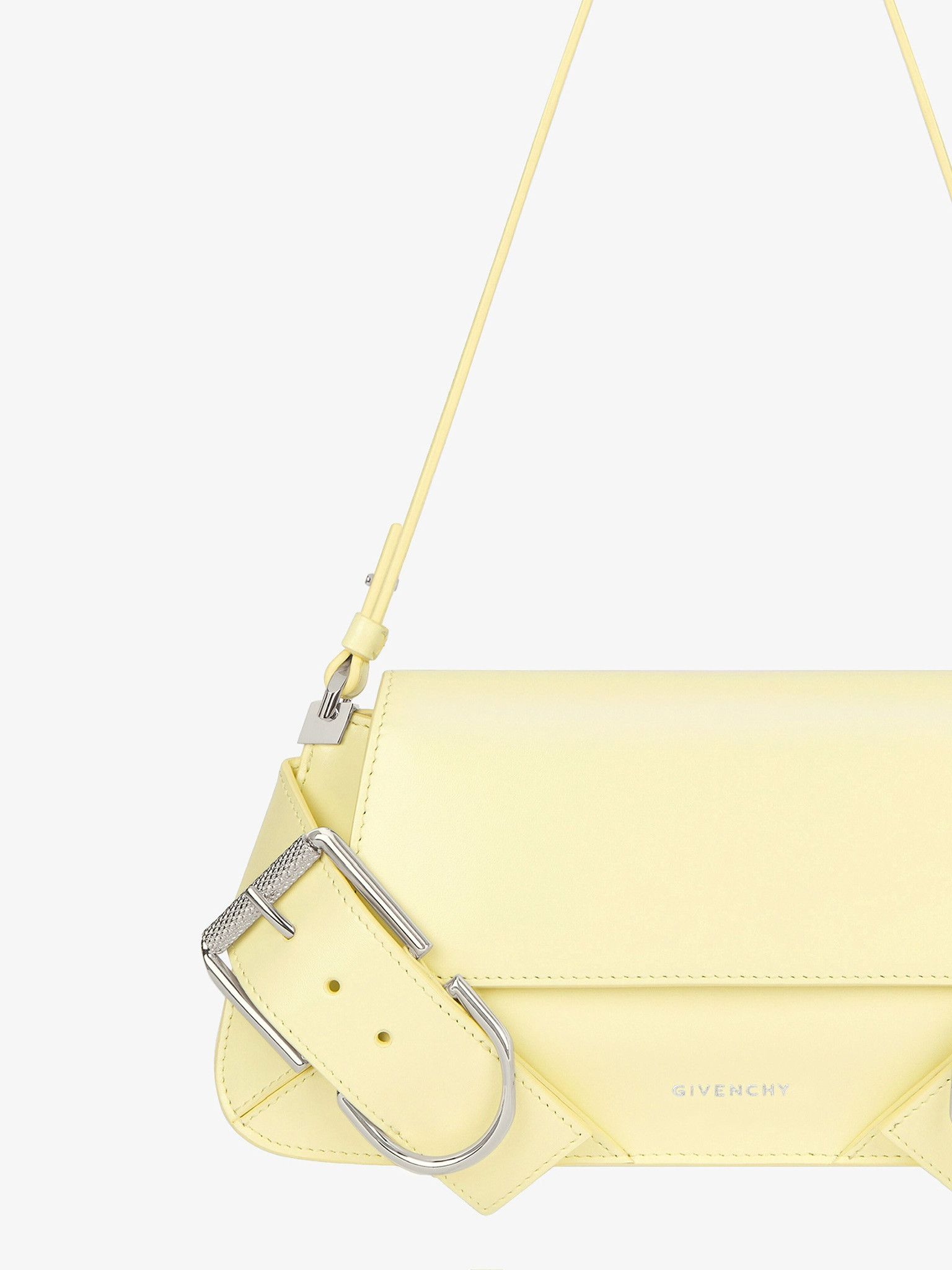 Givenchy o1w1db10325 Size: OS/Voyou Flap Bag in Soft Yellow Size ONE SIZE - 3 Thumbnail